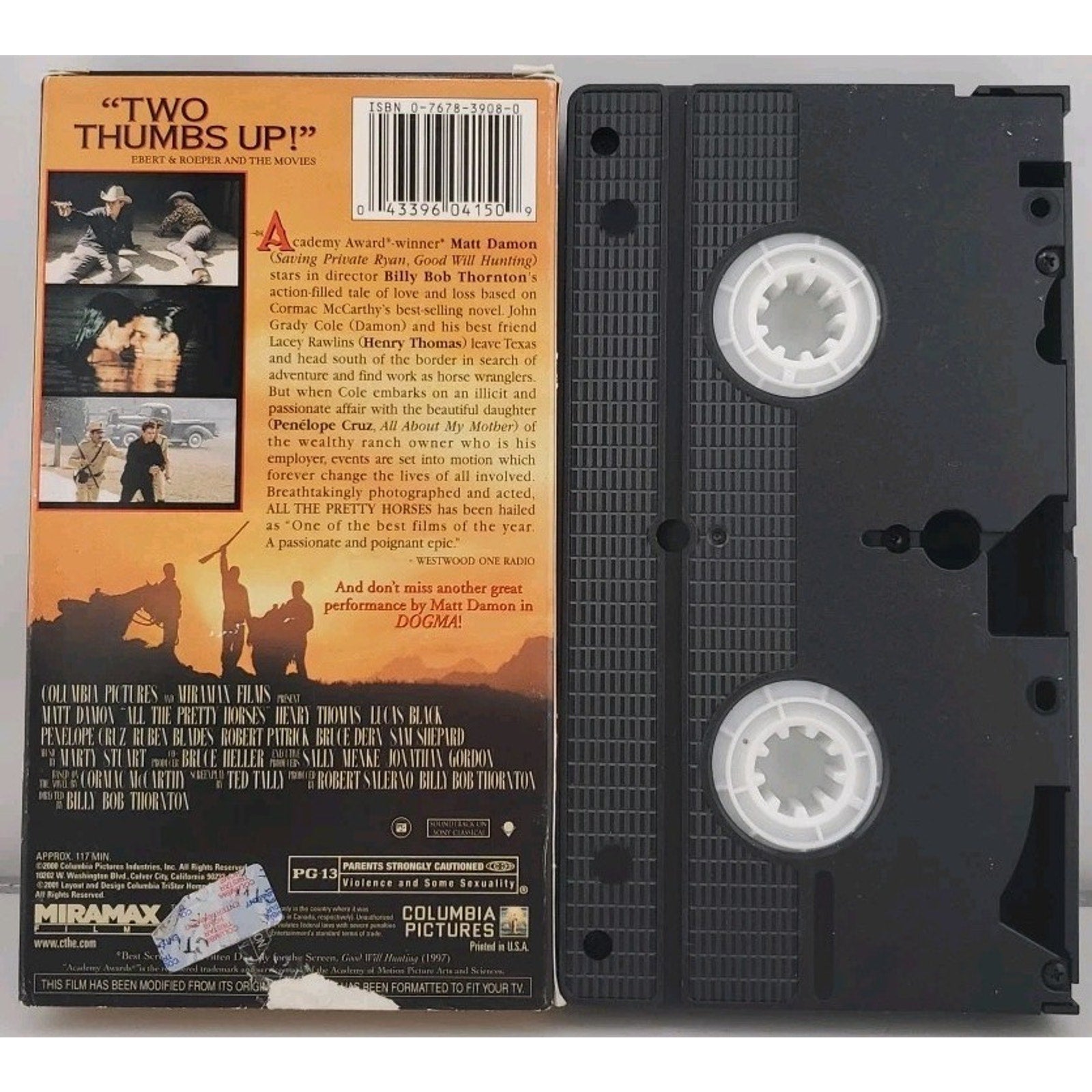 All the Pretty Horses (VHS, 2001)