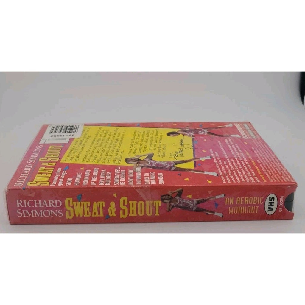 Richard Simmons - Sweat Shout: An Aerobic Workout (VHS, 1994) *Brand New*