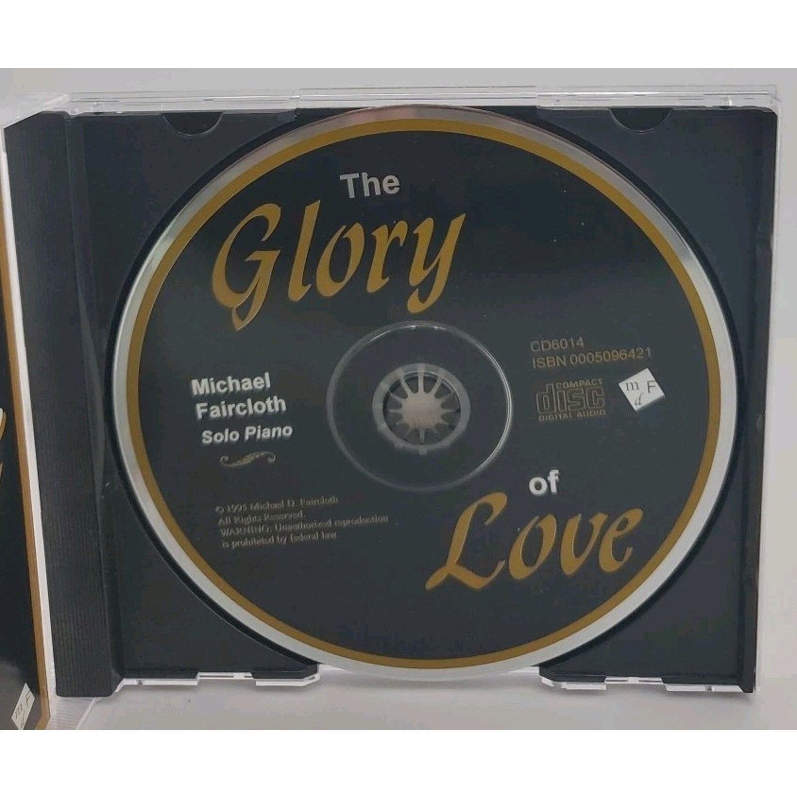 Michael Faircloth (Piano) CD: The Glory Of Love (1985)