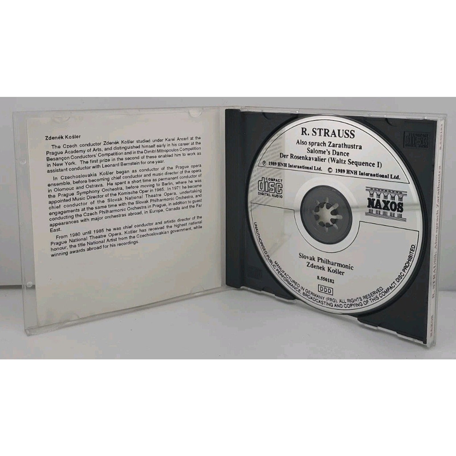 Also Sprach Zarathustra by Strauss, R. / Kosler (CD, 1992)