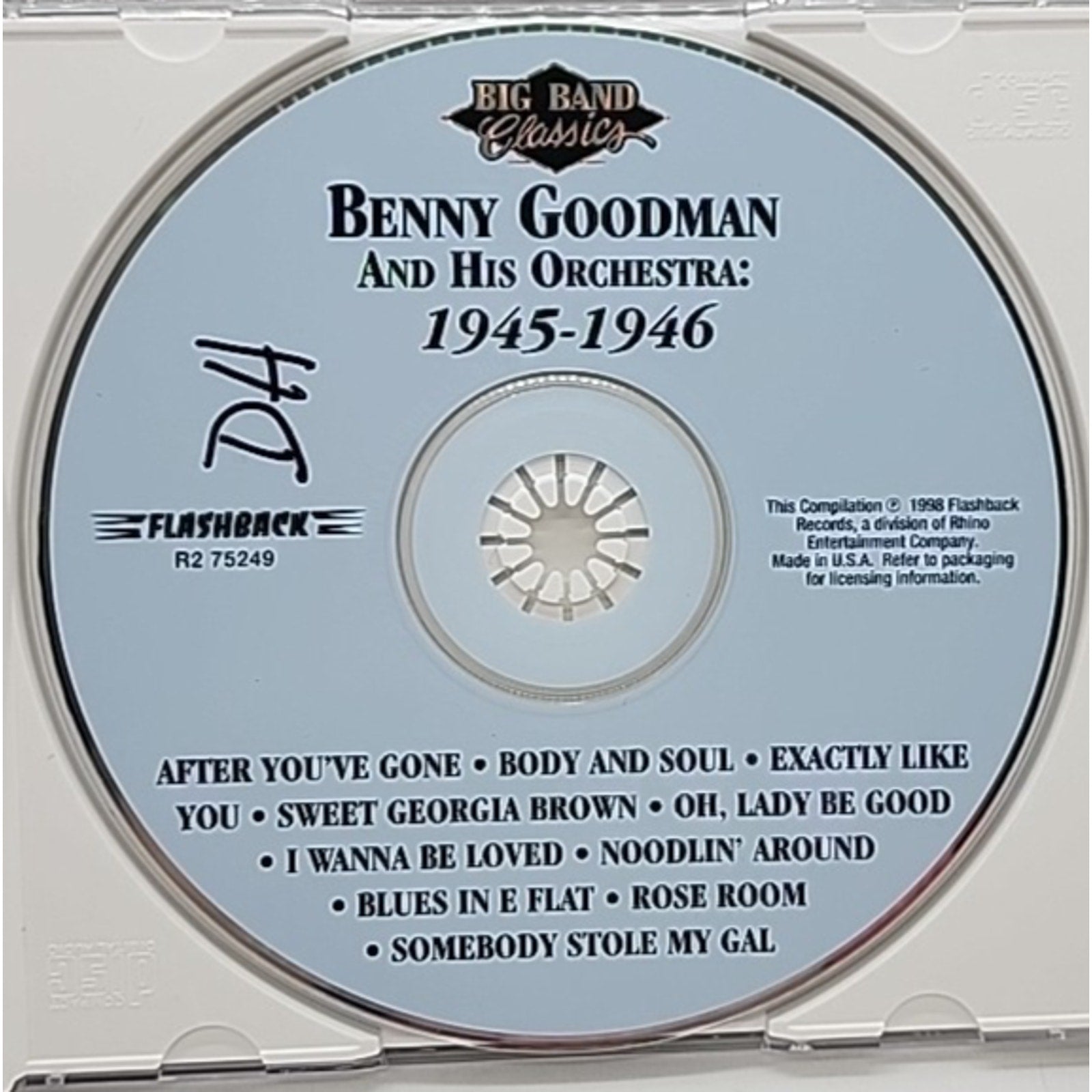 Swing Sessions by Benny Goodman/Benny Goodman & His Orchestra (CD, Jun-1997)