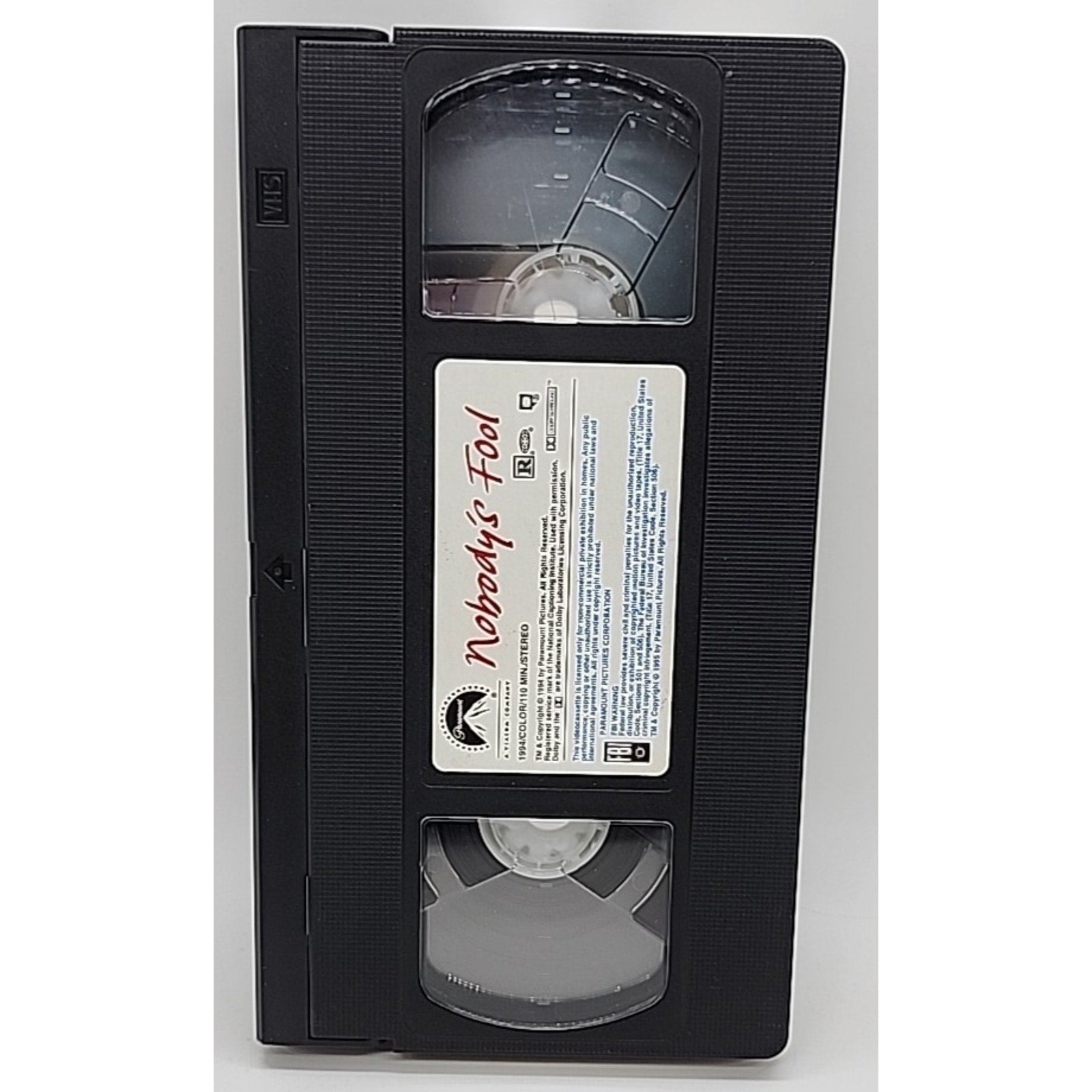 Nobodys Fool (VHS, 1996, Paramount Presentations)