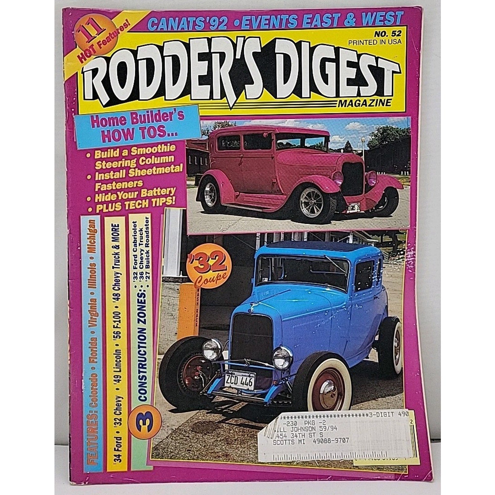 Rodder's Digest Magazine April 1993 Volume 12 Number 52