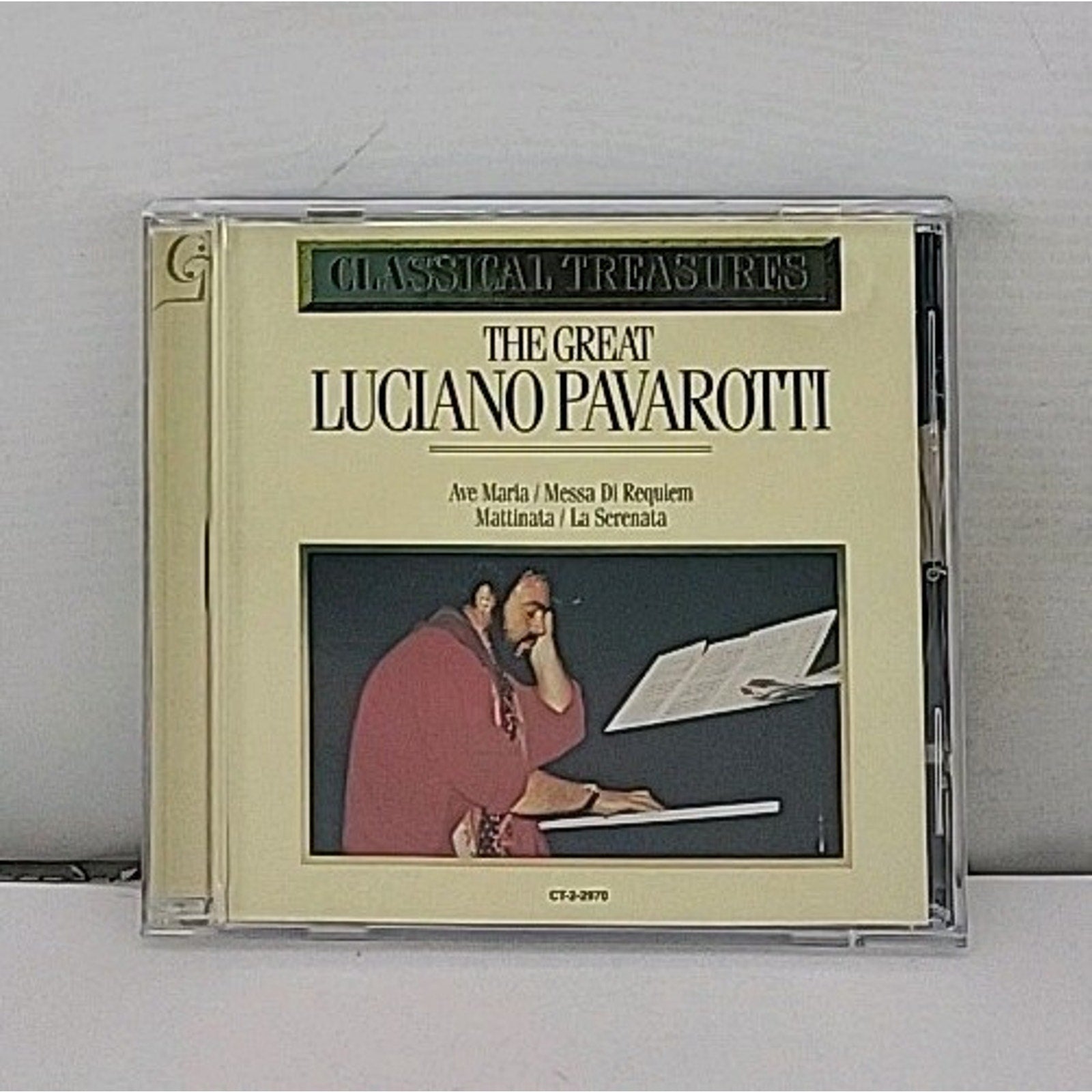 Classical Treasures: The Great Luciano Pavarotti -Ave Maria Messa Di Requiem CD