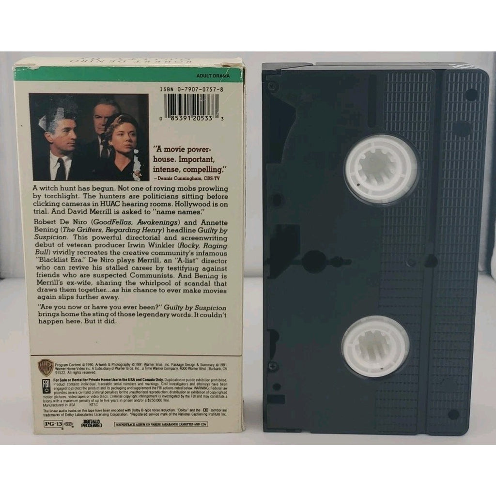 Guilty by Suspicion (VHS, 1991)