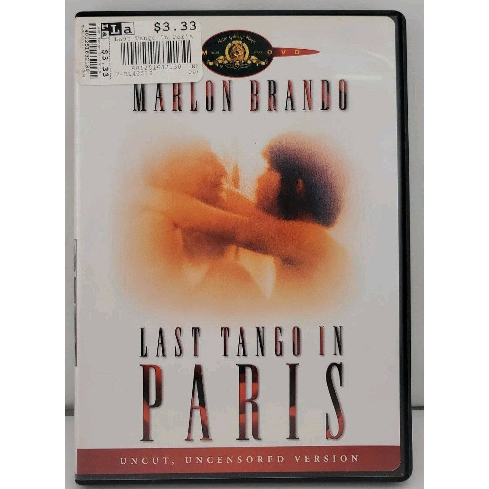 Last Tango in Paris (DVD, 1973)