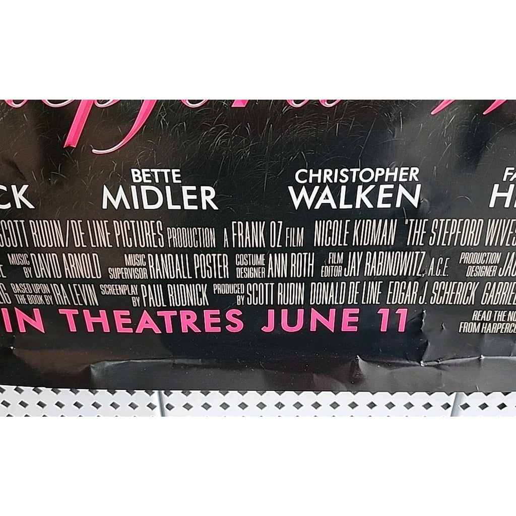 The Stepford Wives Movie Poster 2 Sided Original Final 27x40 Nicole Kidman*Torn*