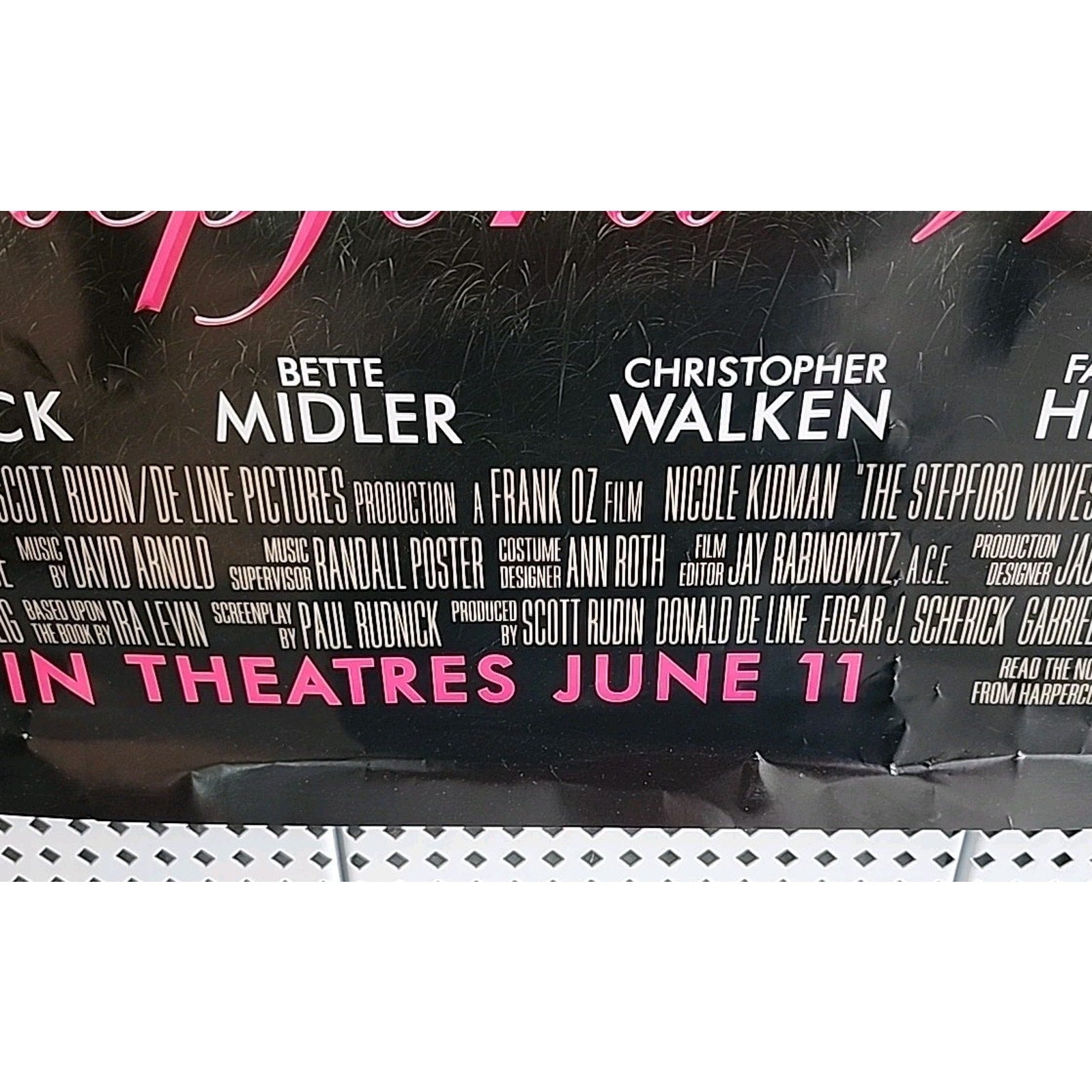 The Stepford Wives Movie Poster 2 Sided Original Final 27x40 Nicole Kidman*Torn*