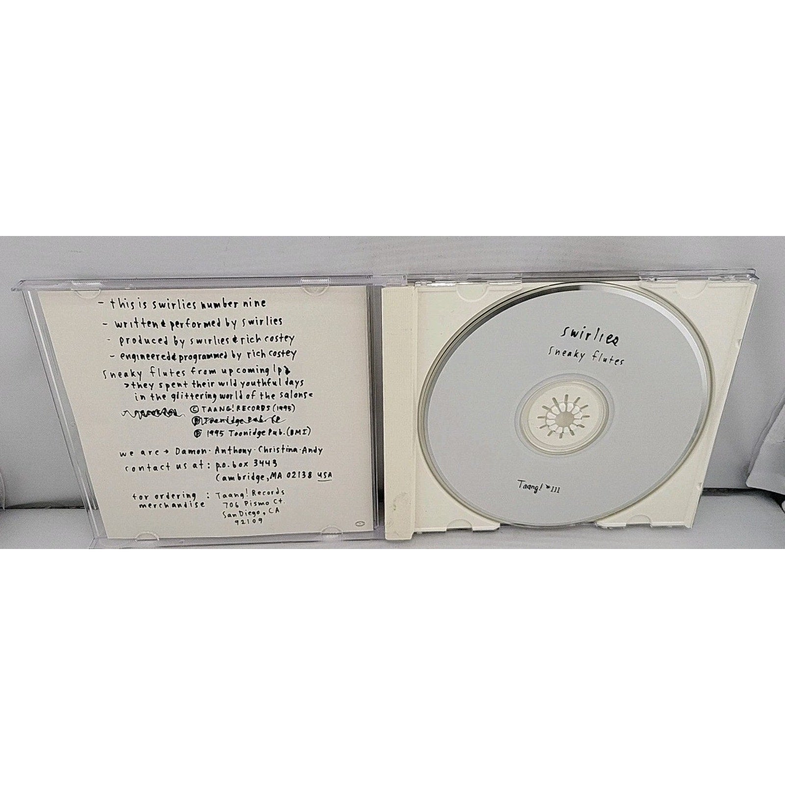 Sneaky Flutes by Swirlies (CD, 1996)