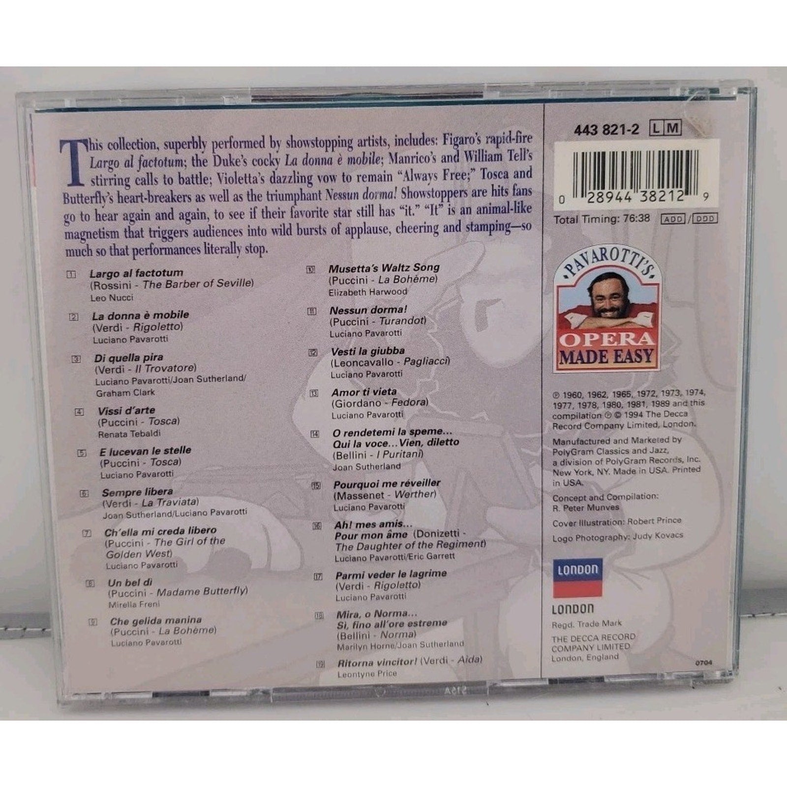 My Favorite Showstoppers by Various (CD, 1994)