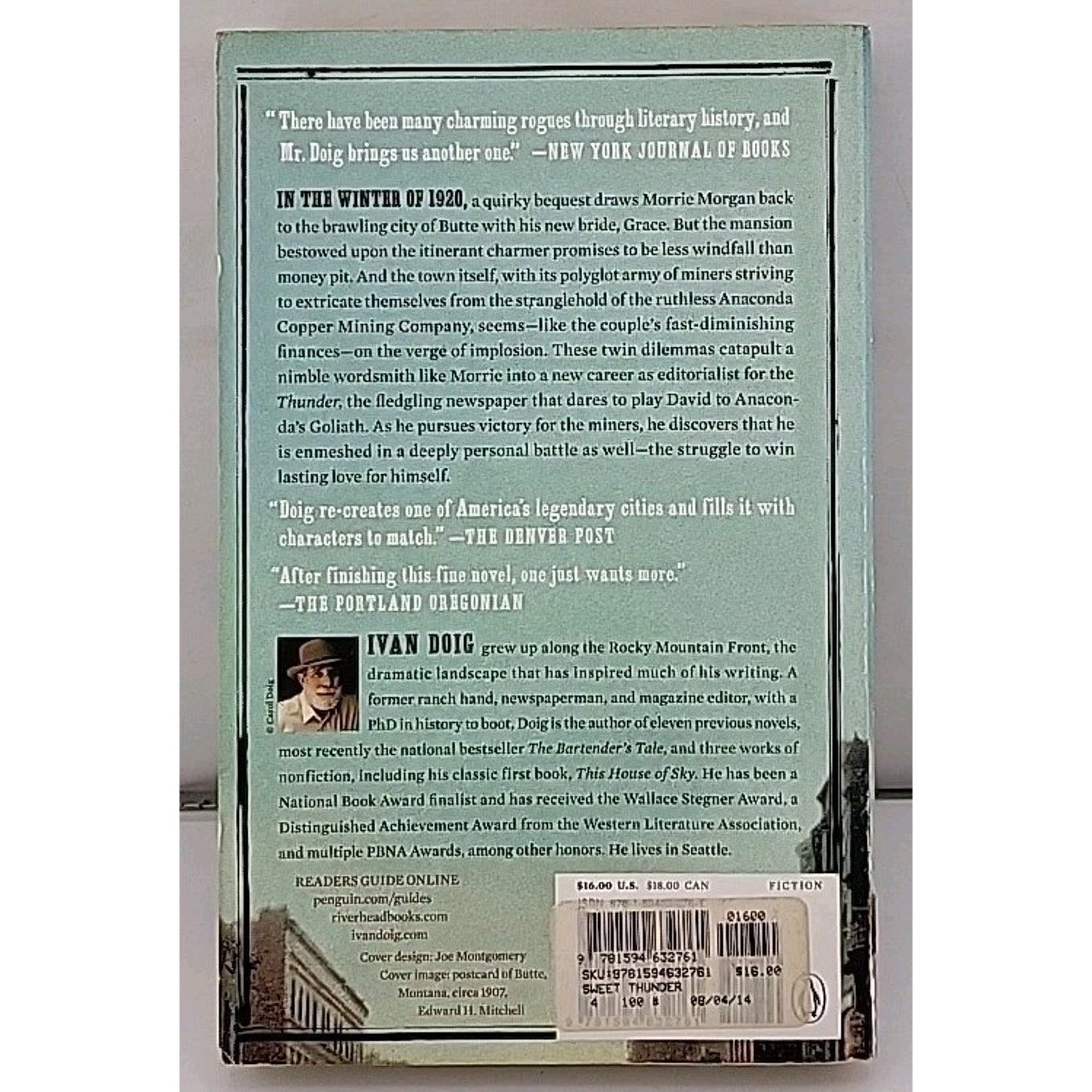 Sweet Thunder by Ivan Doig (2014, Trade Paperback)