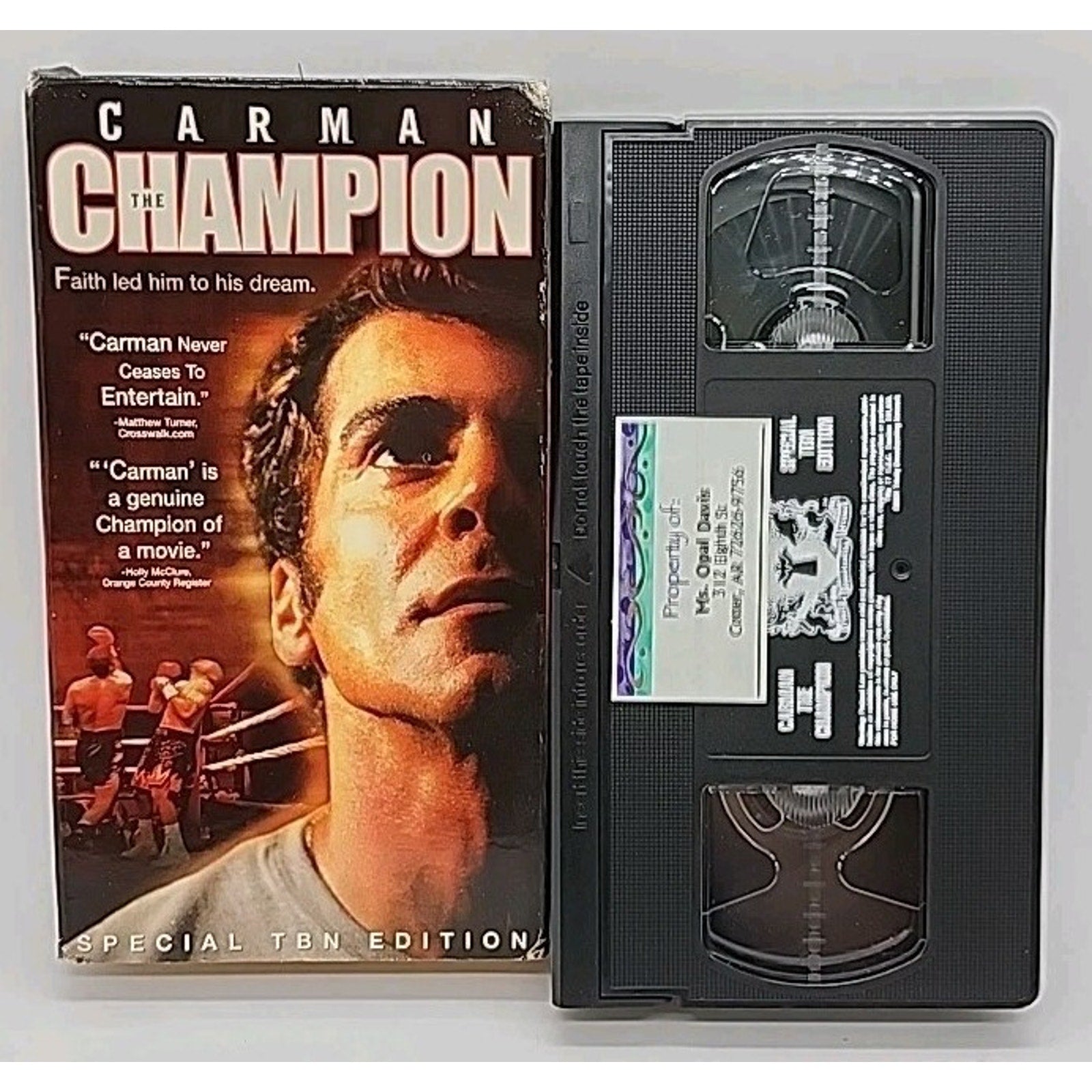 Carman: The Champion (VHS, 2001)