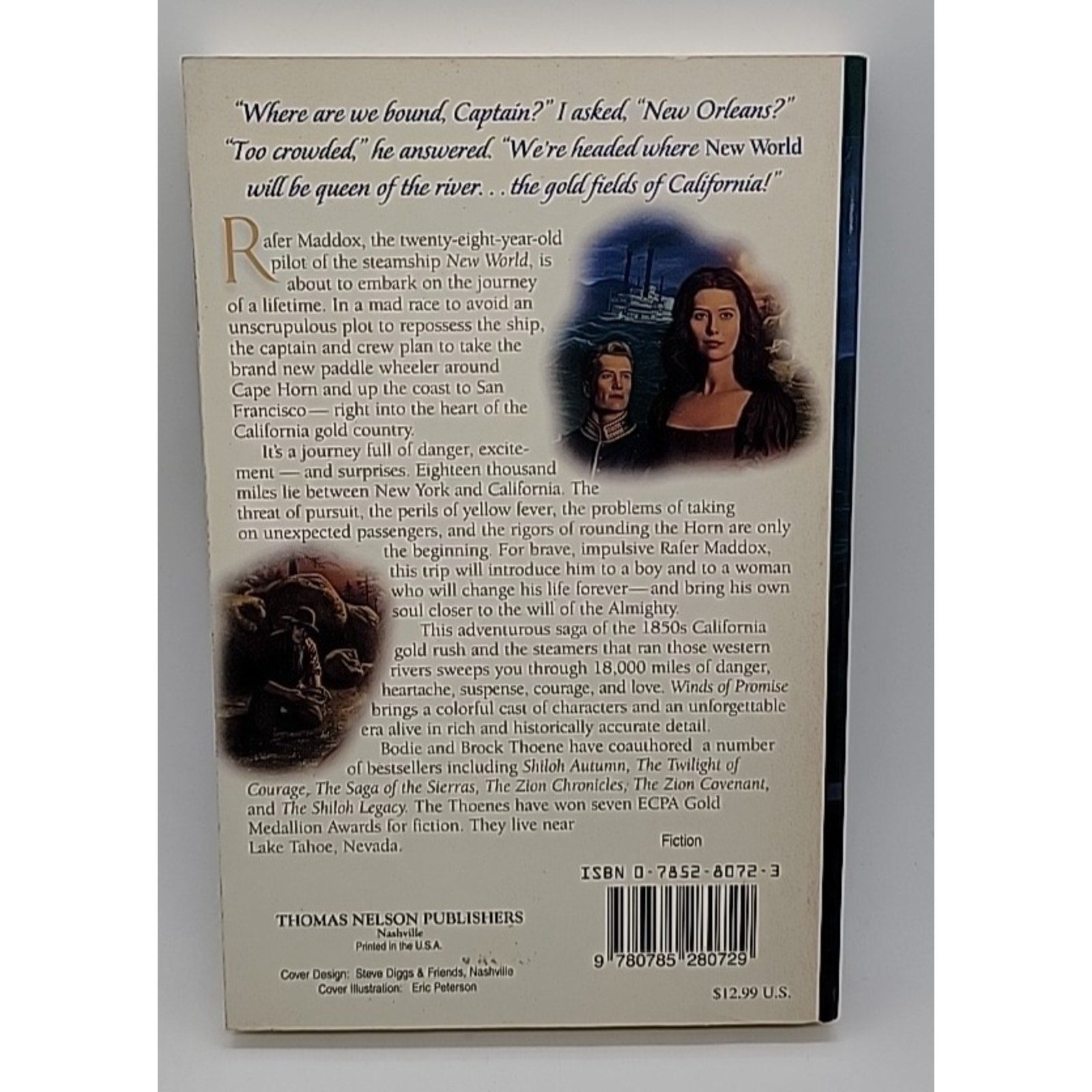 Winds of Promise by Bodie Thoene and Brock Thoene (1998, Trade Paperback)