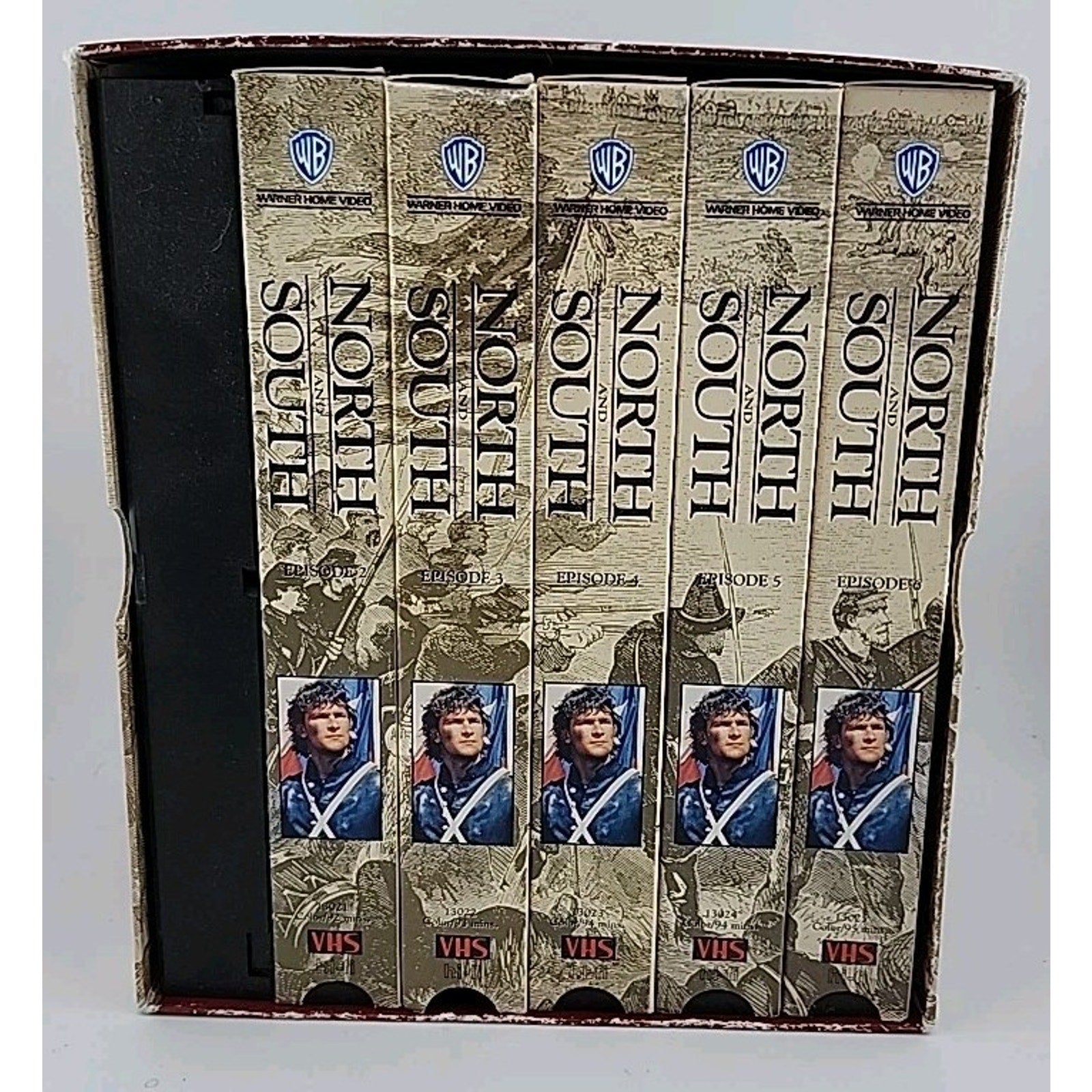 North and South - Book 1 (VHS, 1993, 6-Tape Set) Missing VHS #3