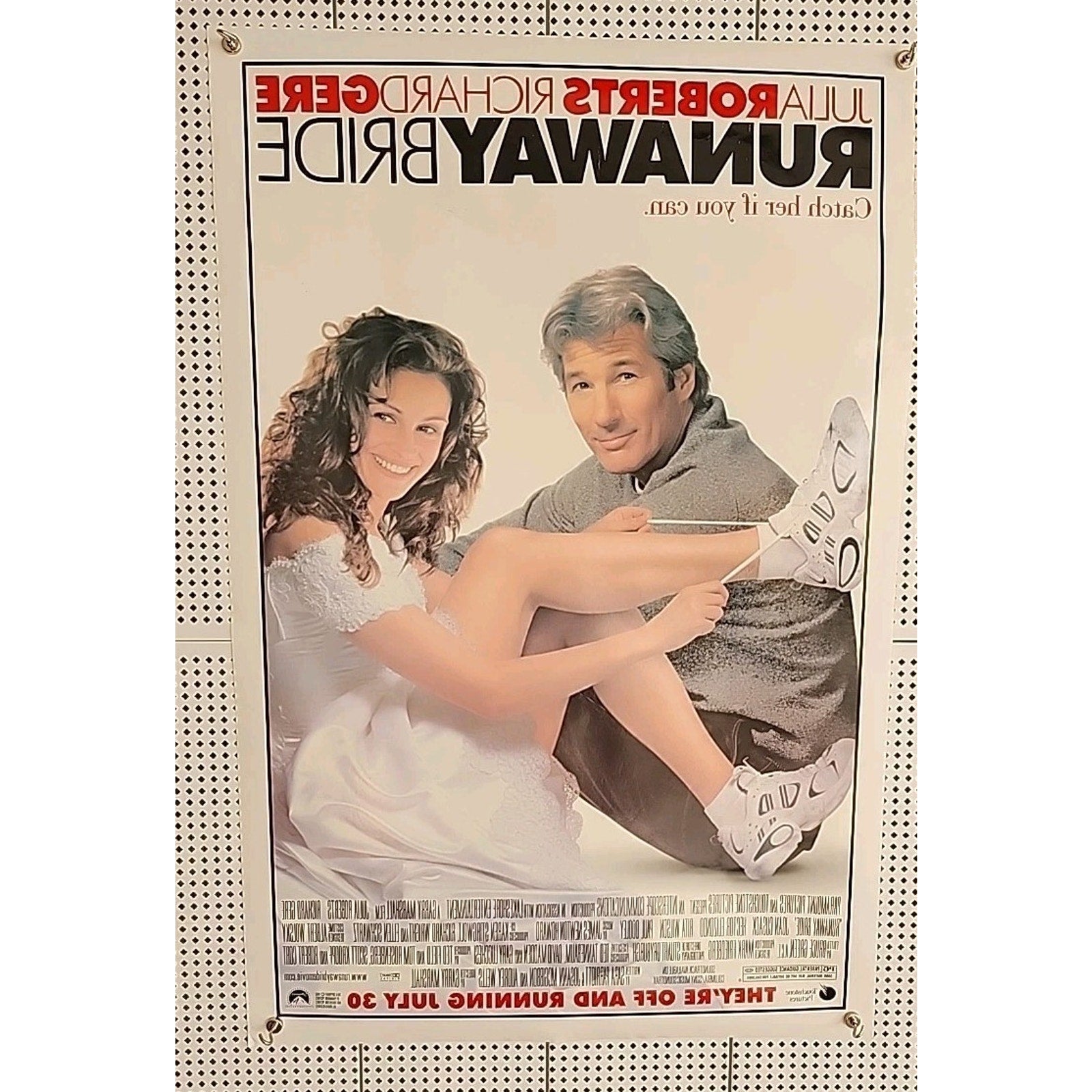 Runaway Bride 1999 Original Movie Poster 27x40 Rolled Double Sided