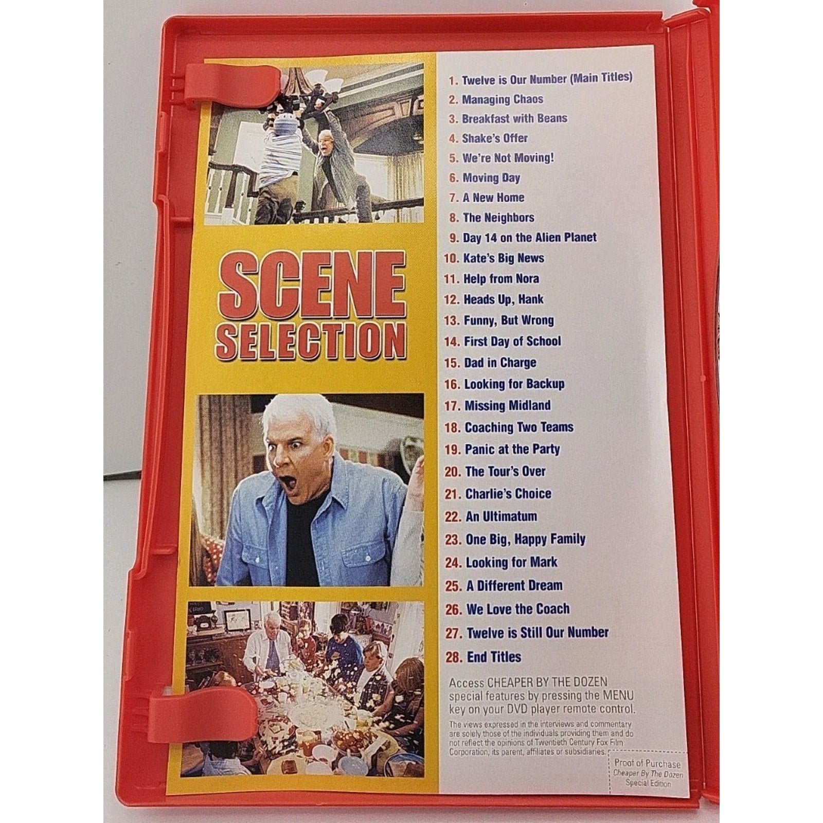 Cheaper by the Dozen (DVD, 2003, Baker's Dozen Edition)