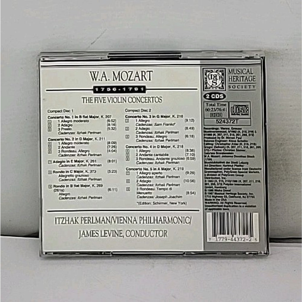 Mozart: The 5 Violin Concertos (Musical Heritage Society) (CD)