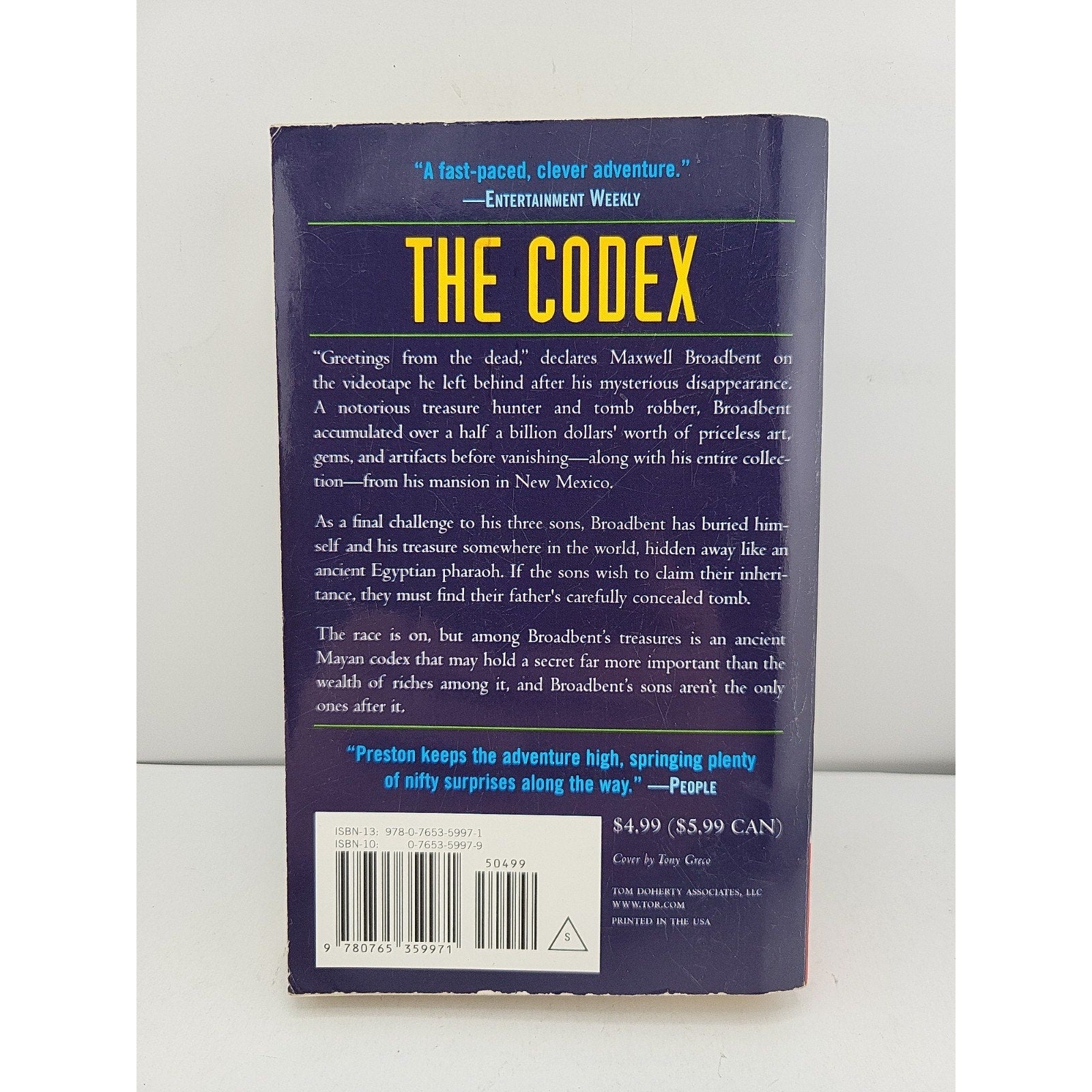 Codex by Douglas Preston (2007, Mass Market)