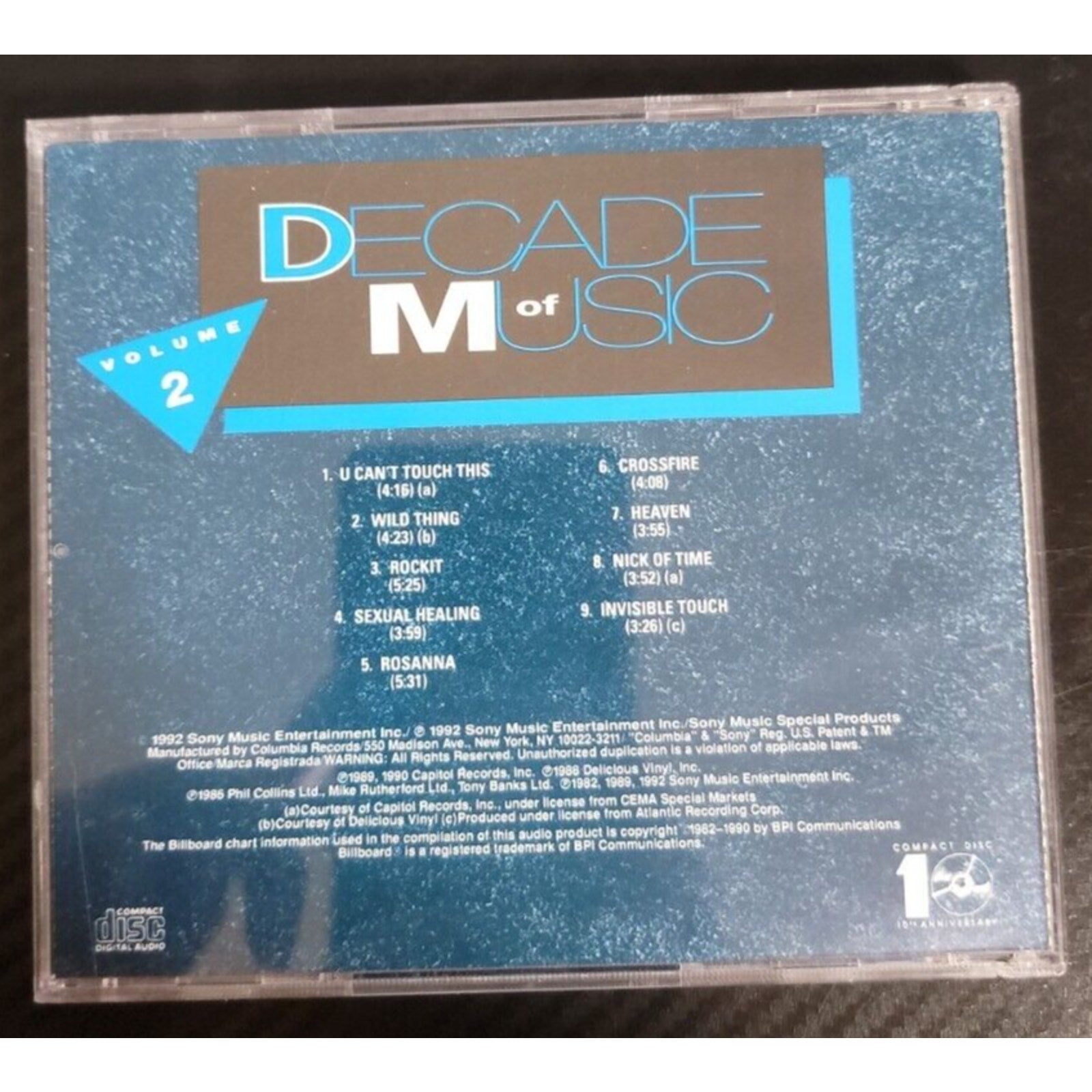 Billboard Decade Of Music Volume 2 (CD)