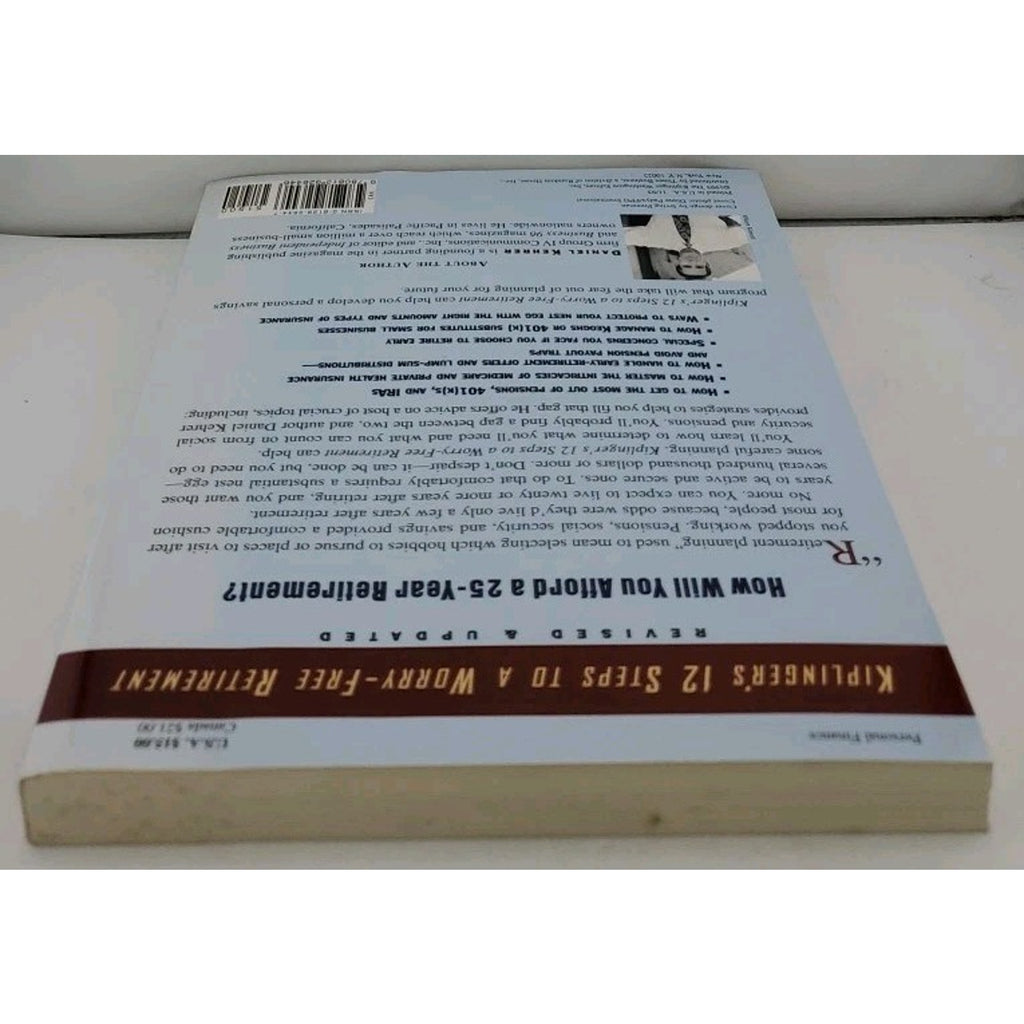 12 Steps to a Worry-Free Retirement by Daniel M. Kehrer (1995, Trade Paperback)