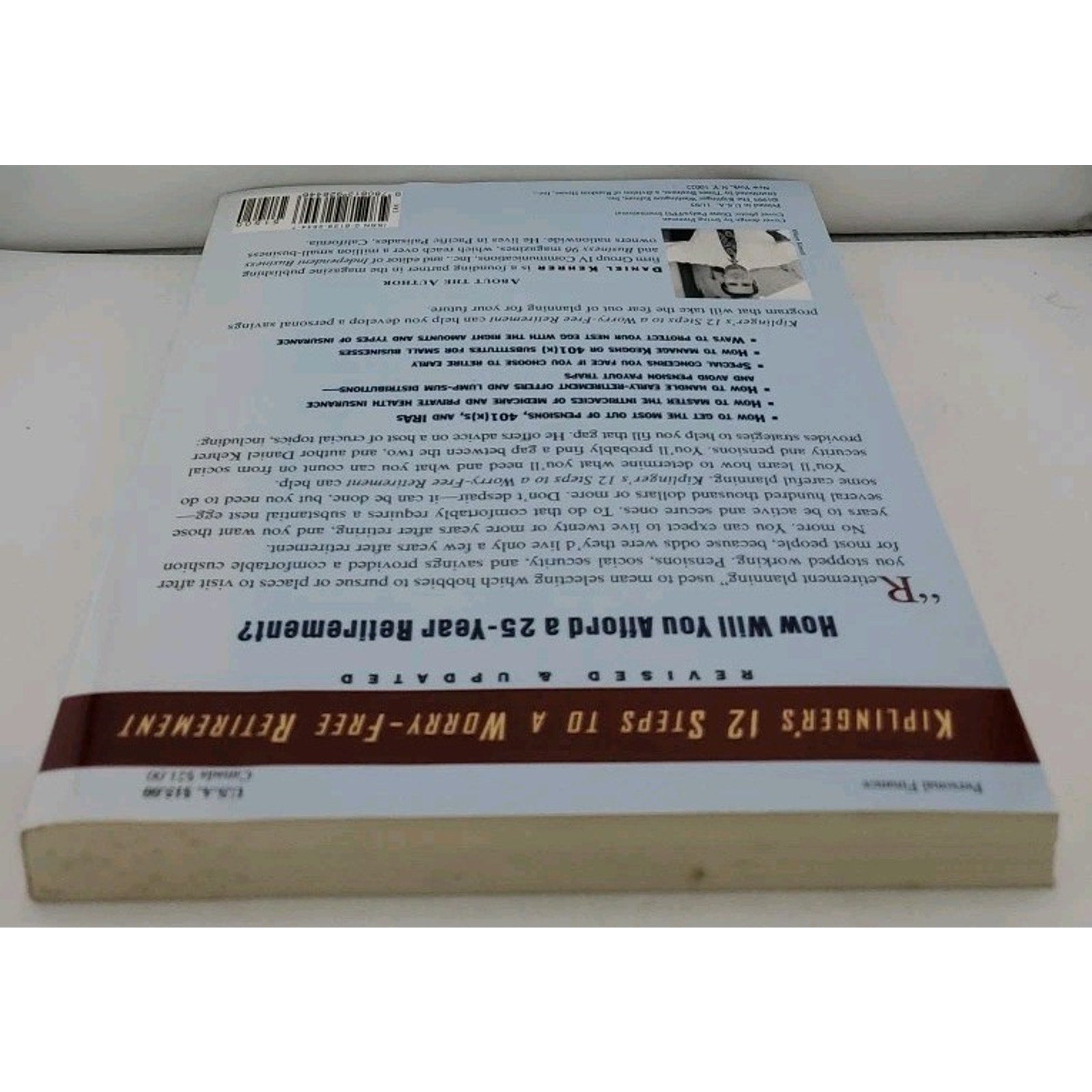 12 Steps to a Worry-Free Retirement by Daniel M. Kehrer (1995, Trade Paperback)