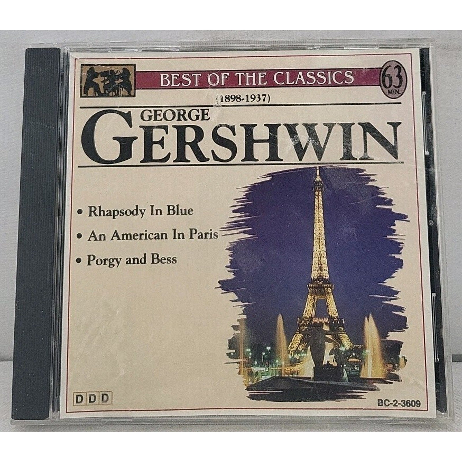 Rhaps Blue/Amer Paris/Porgy & by G. Gershwin (CD, 1994)