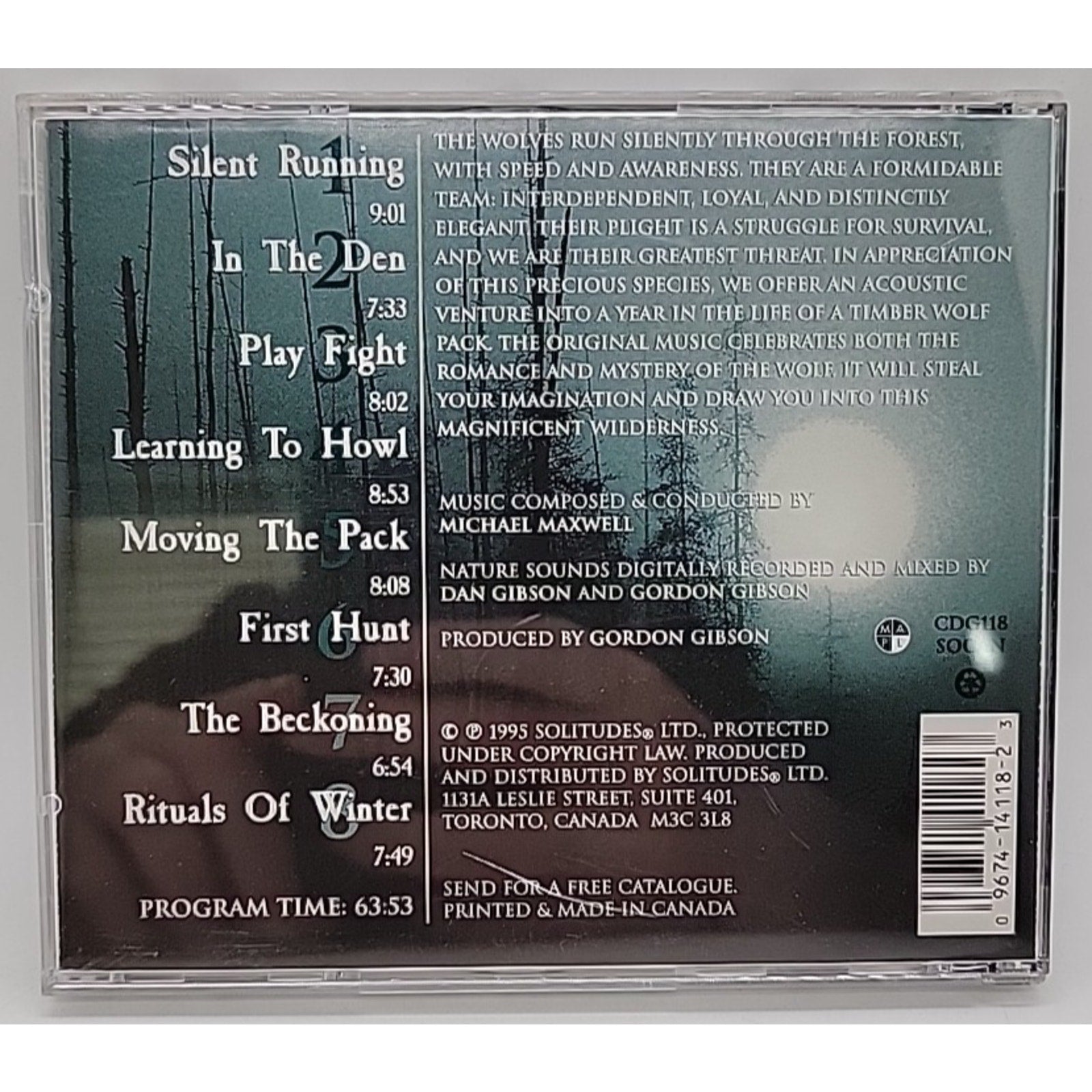 Legend of the Wolf by Dan Gibson (CD, 1997)