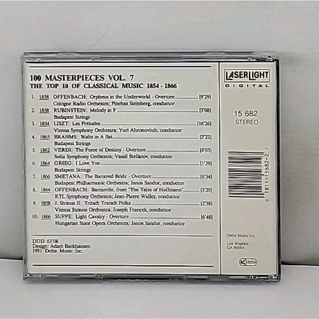 100 Masterpieces Vol. 7-1854-1866 by Various (CD, 1991)