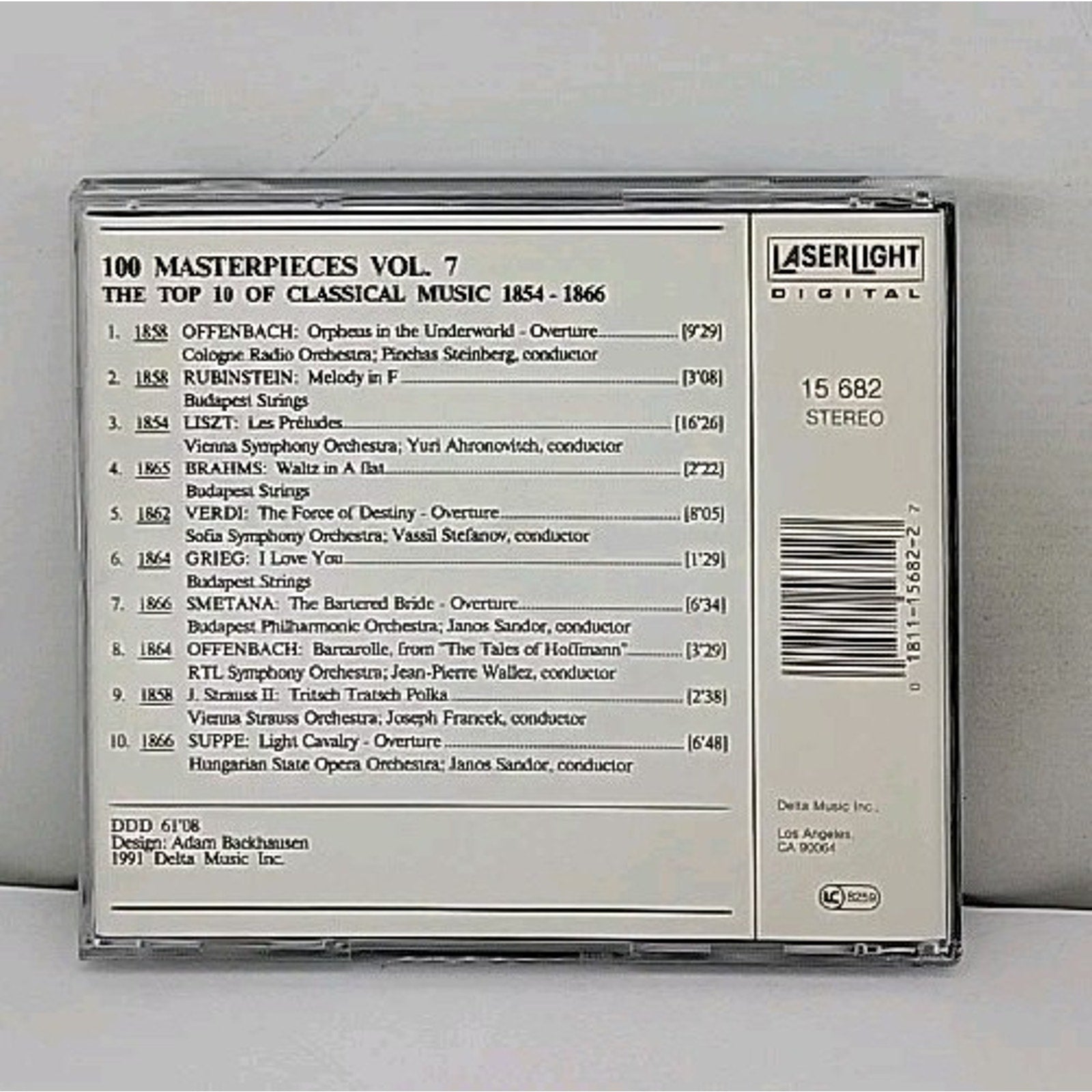 100 Masterpieces Vol. 7-1854-1866 by Various (CD, 1991)
