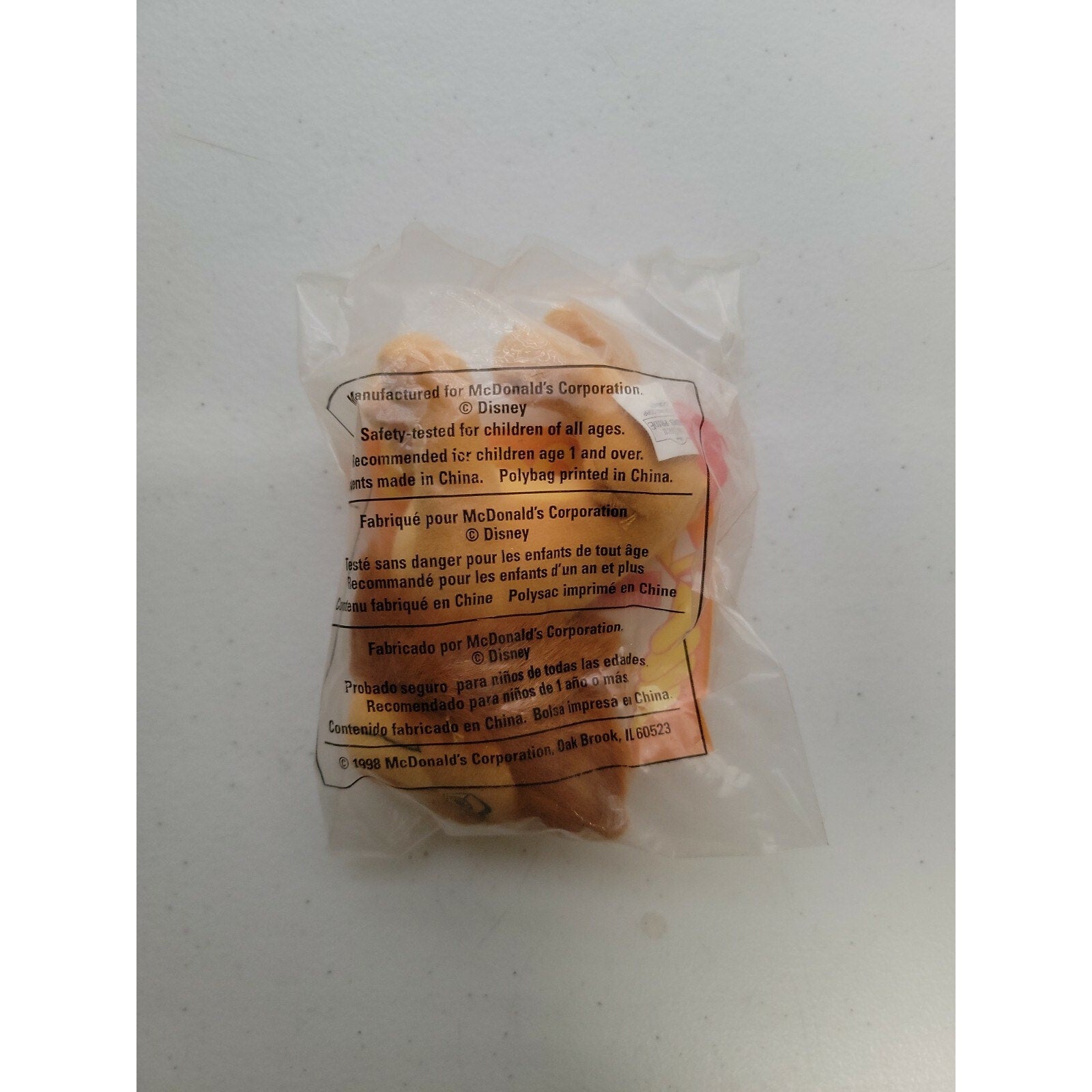 Disneys Simba Soft Toy Mcdonalds