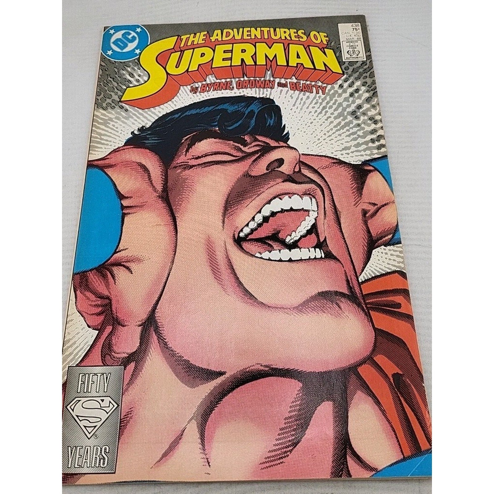 Adventure Of Superman #438 Comic Book