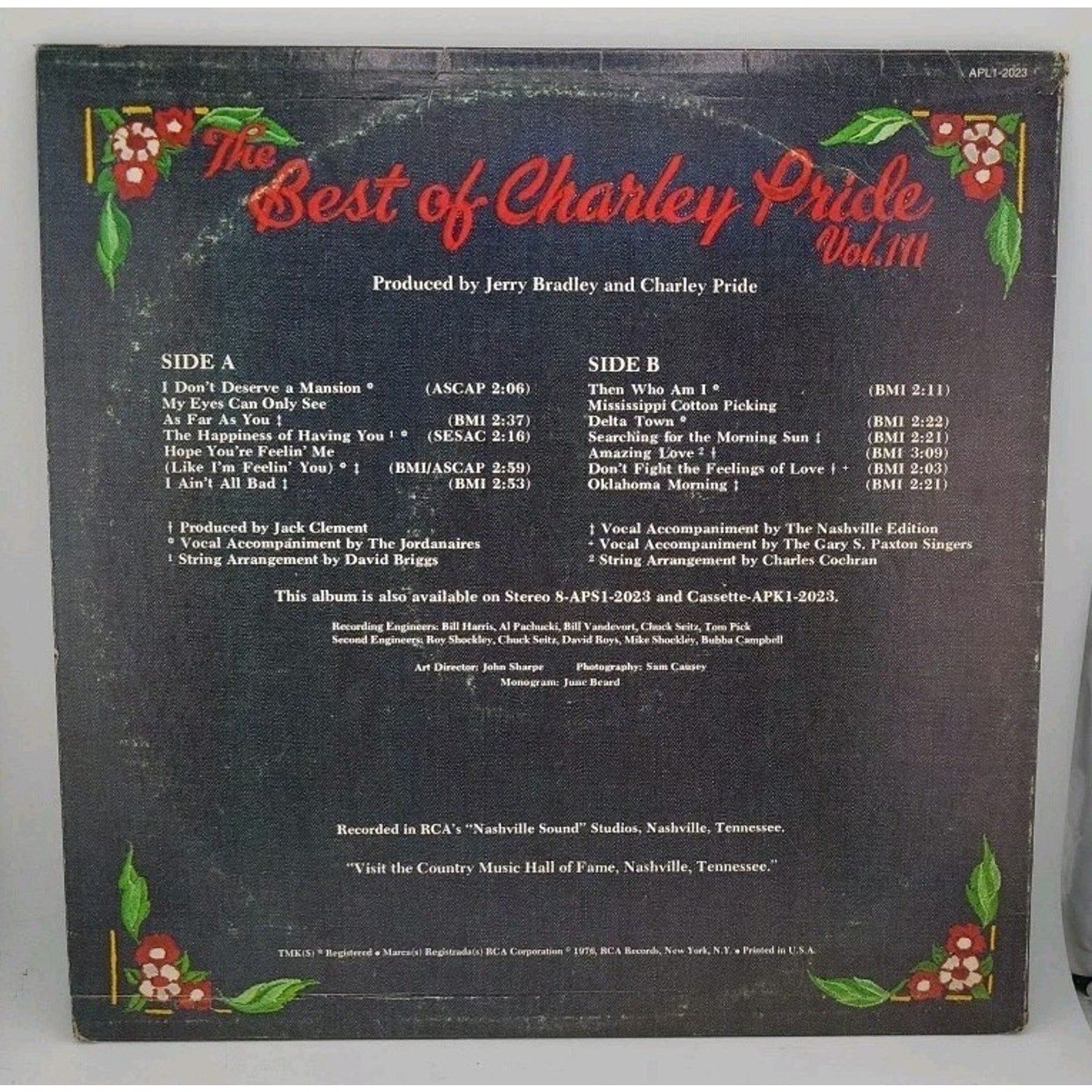 Charley Pride The Best of Charley Price Vole III 3 Record Album Vinyl LP