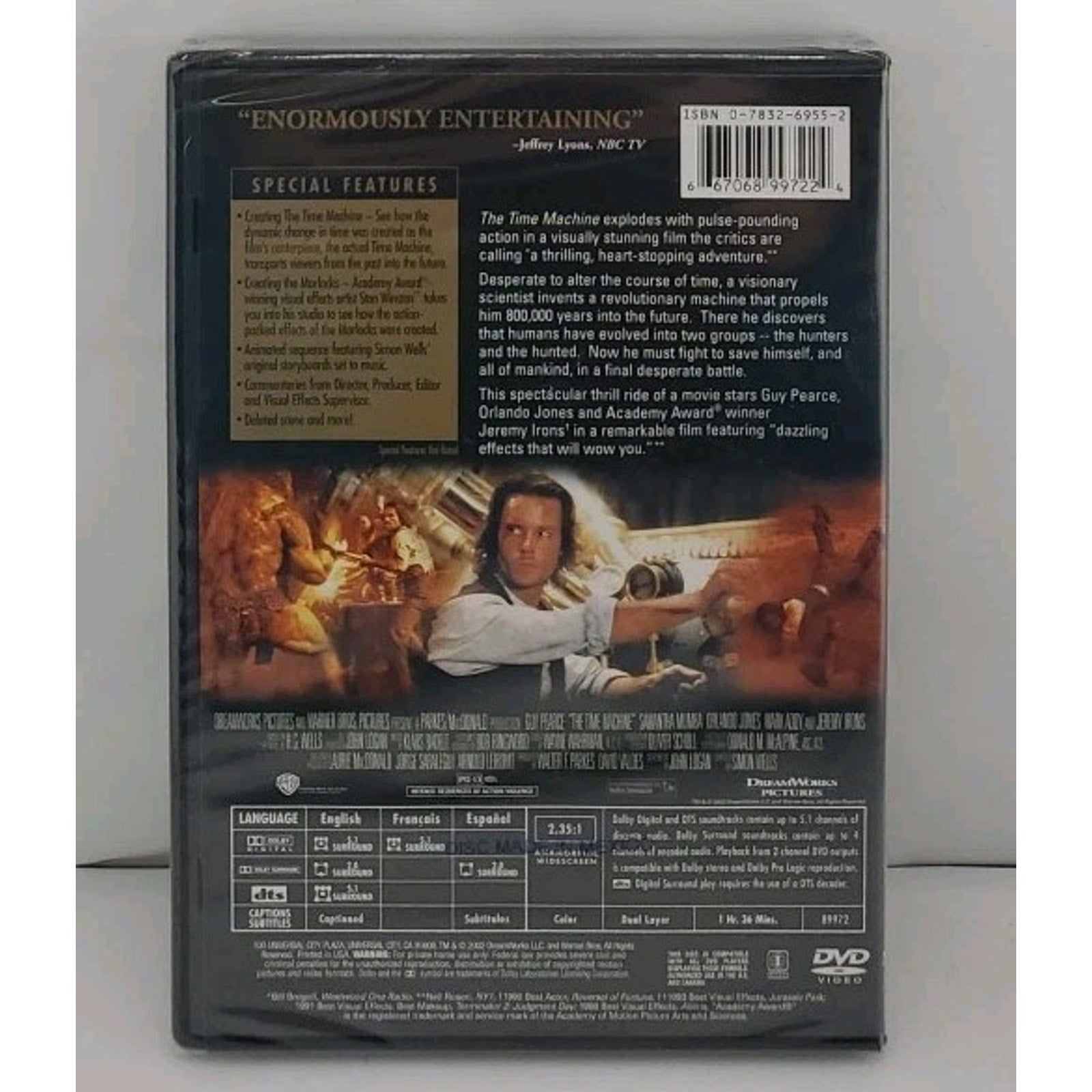 Time Machine (2002) (DVD, 2002) *Brand New*