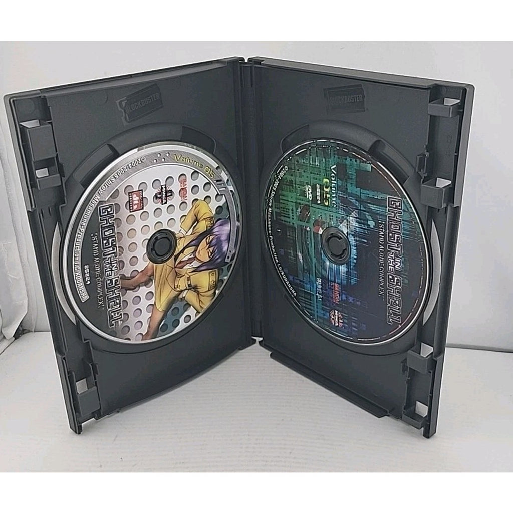 Ghost in the Shell 5: Stand Alone Complex (DVD, 2002) *Blockbuster Case*