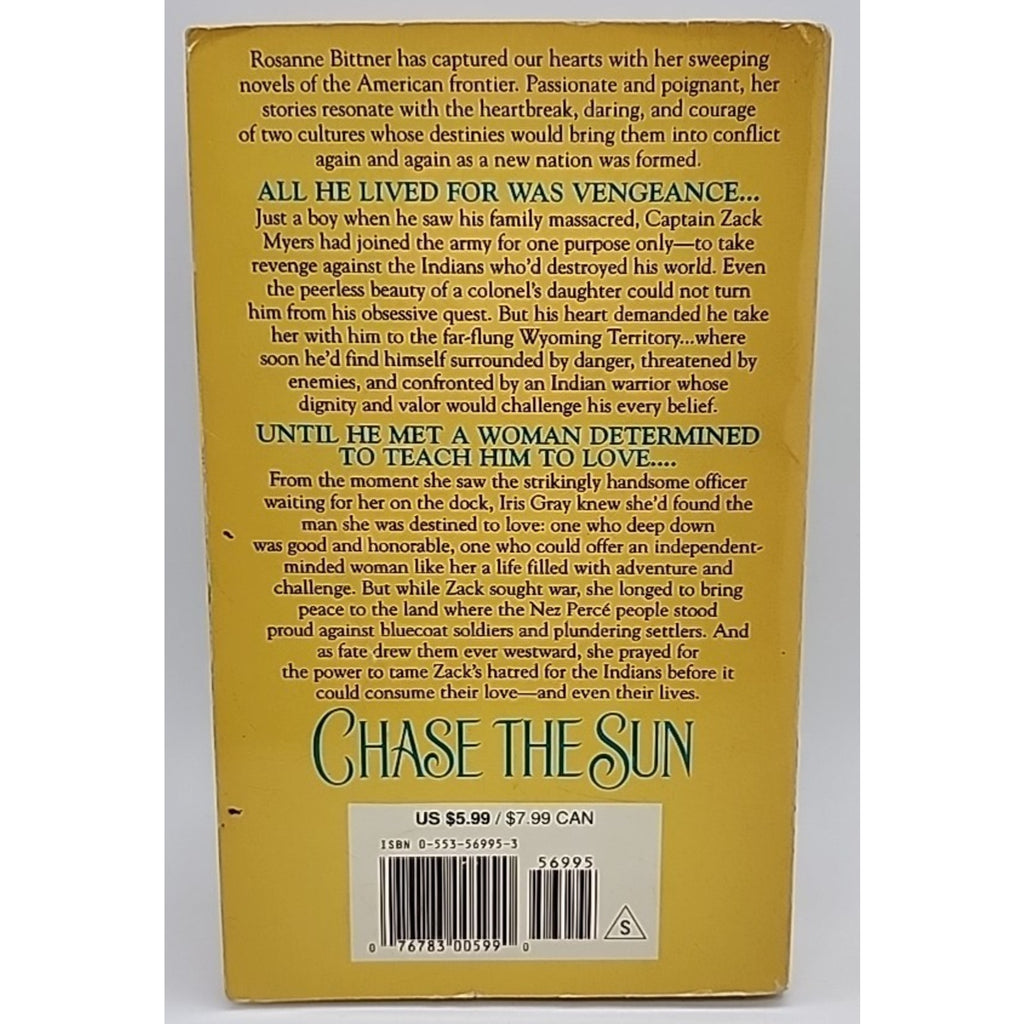 Chase the Sun by Rosanne Bittner (1995, Mass Market)