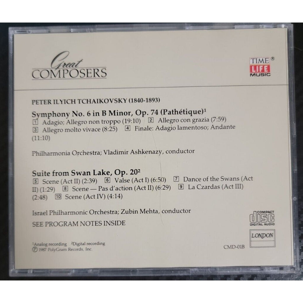 Great Composers by P.I. Tchaikovsky (CD, 2012)