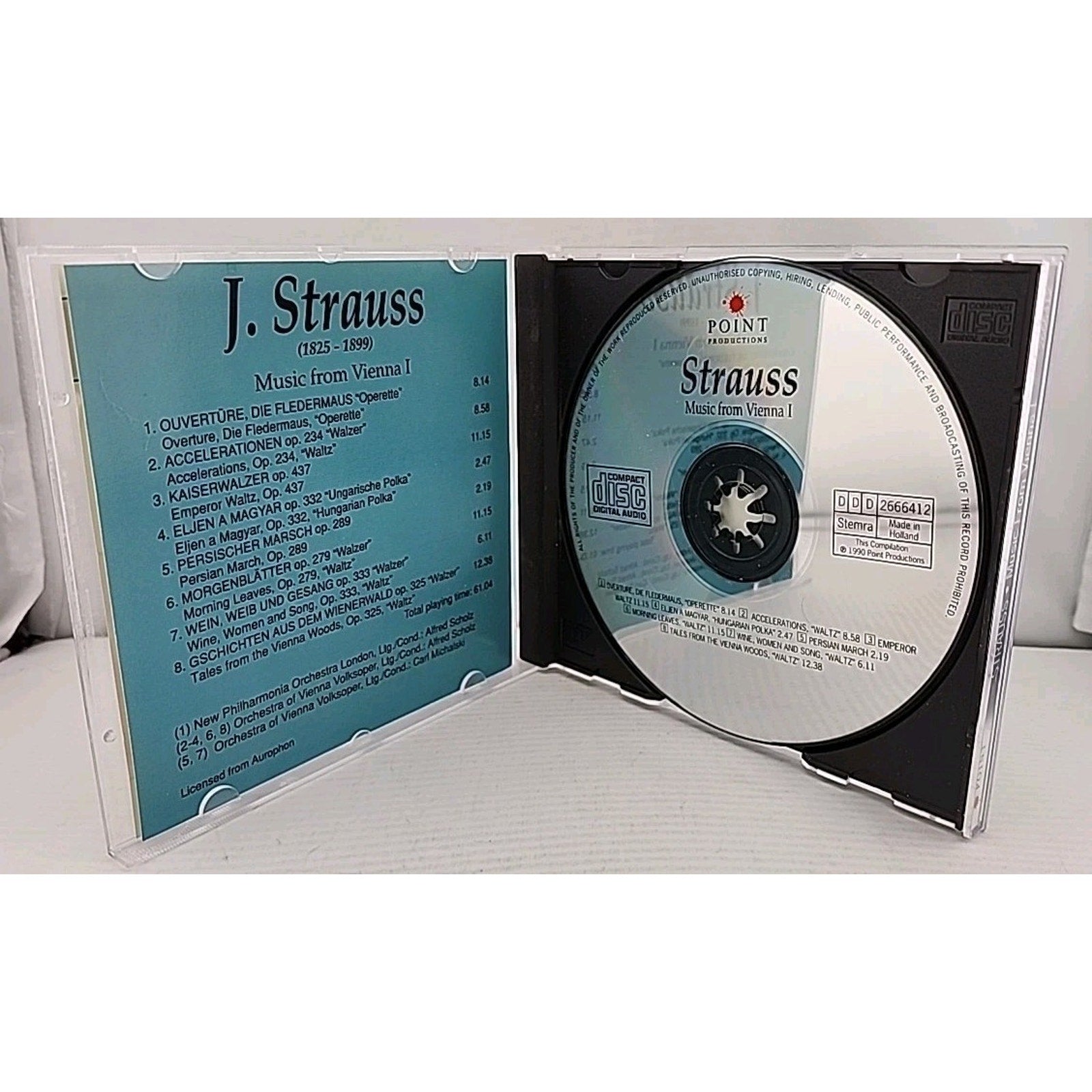 Strauss Music From Vienna I CD Onyx Classics