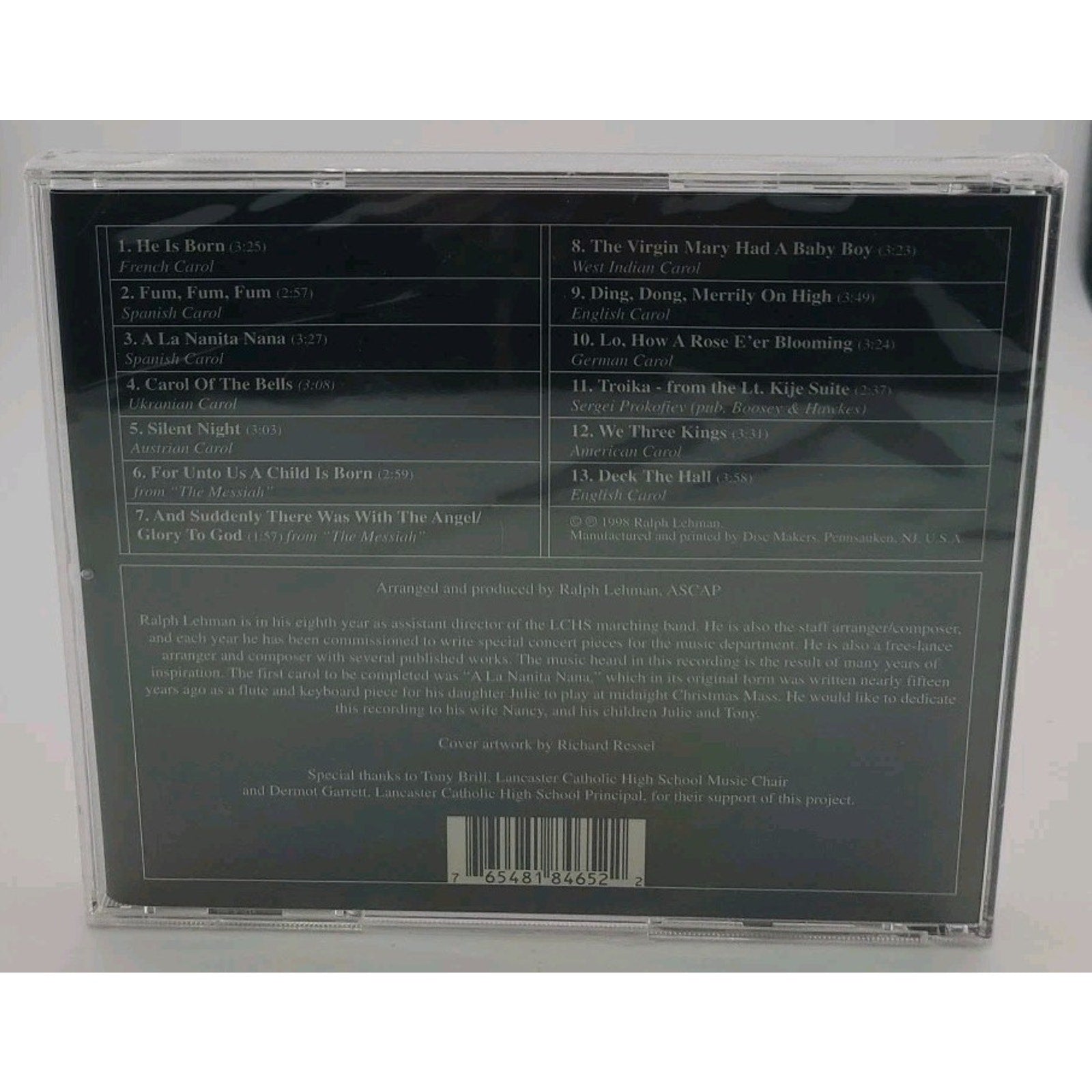 Christmas On Juliette Avenue Ralph Lehman Cd *Brand New*