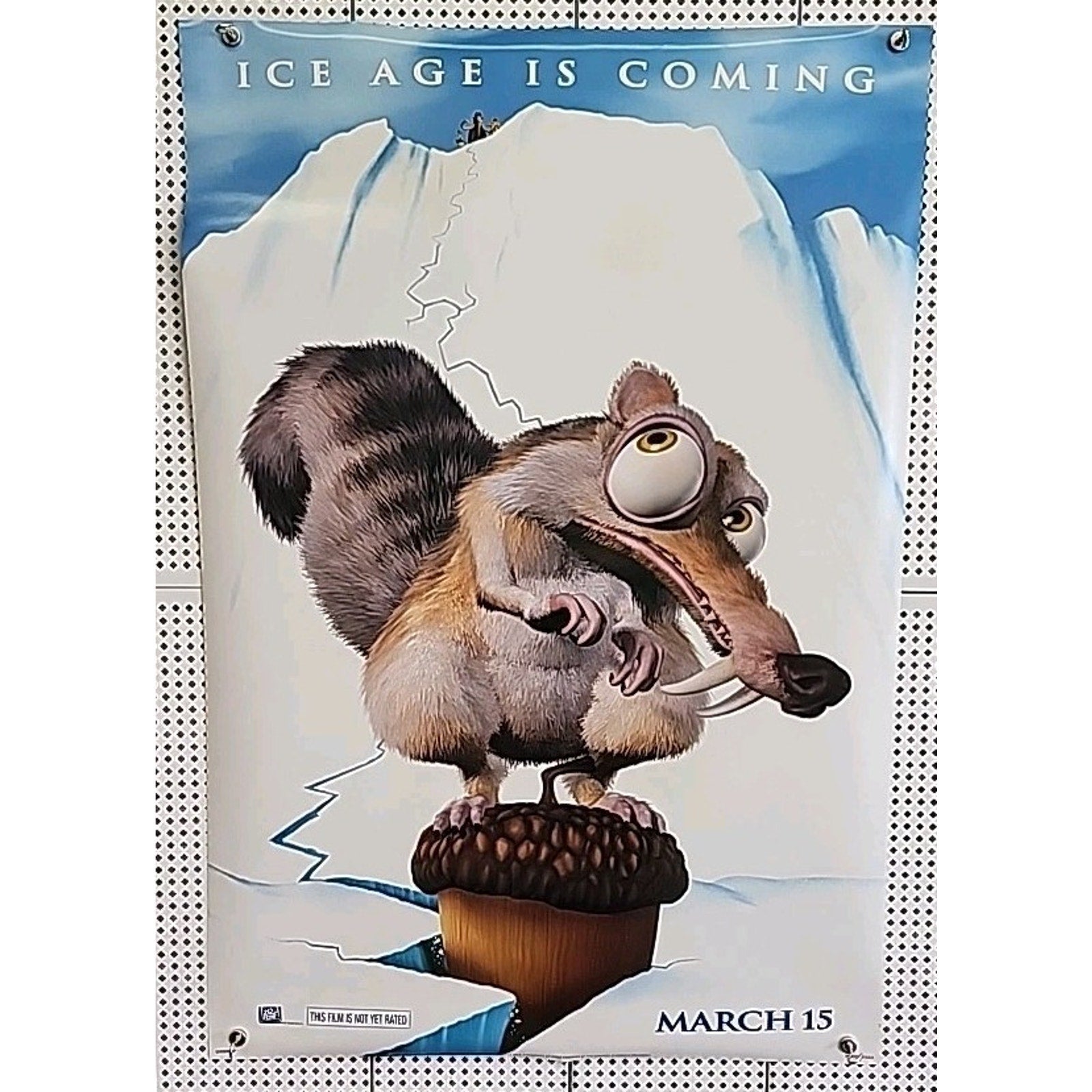 Ice Age (2002) Original Theatrical Poster Advance Version A 27x40 D/S