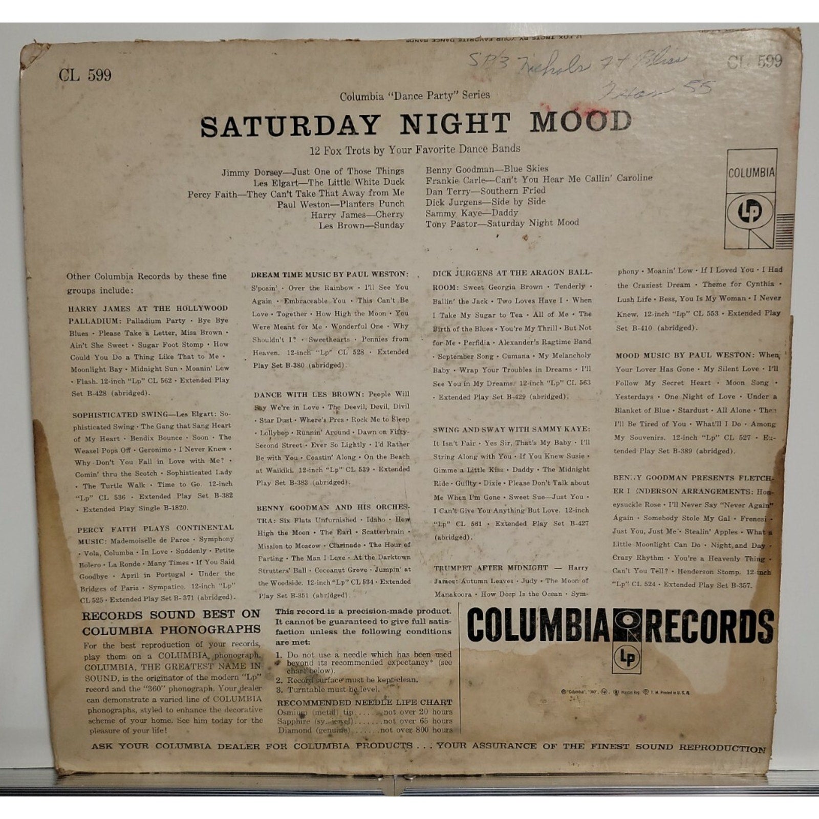 Various – Saturday Night Mood (Vinyl)