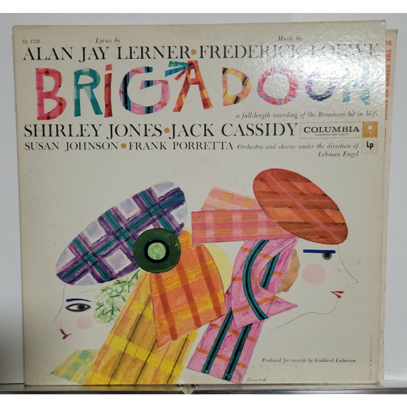 Shirley Jones • Jack Cassidy • Susan Johnson•Frank Porretta ‎– Brigadoon (Vinyl)