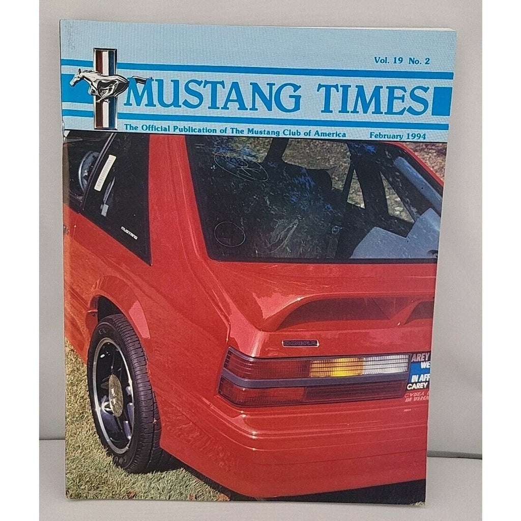 Mustang Times Volume 19 No 2 February 1994