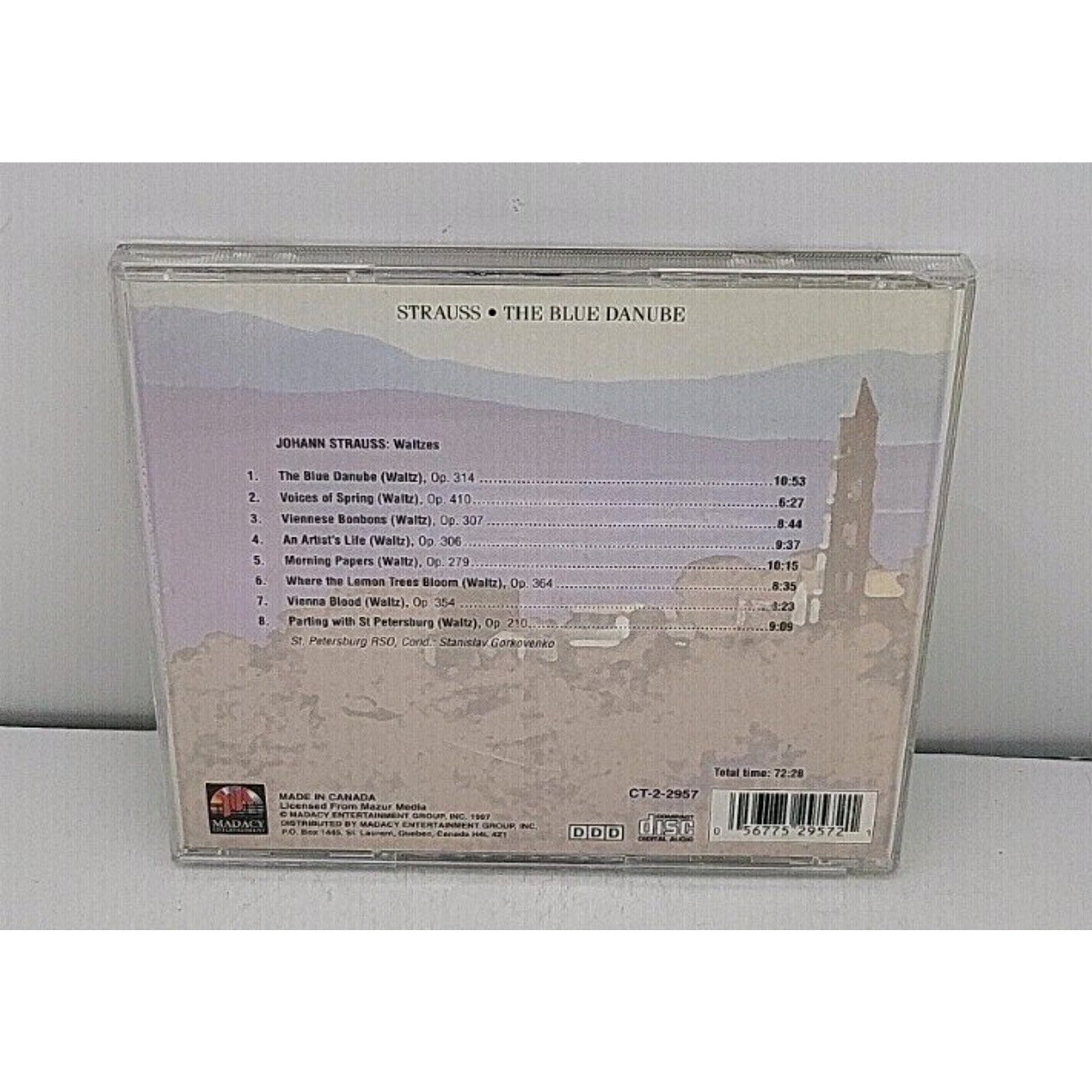 Classical Treasures Strauss The Blue Danube (CD 1997)