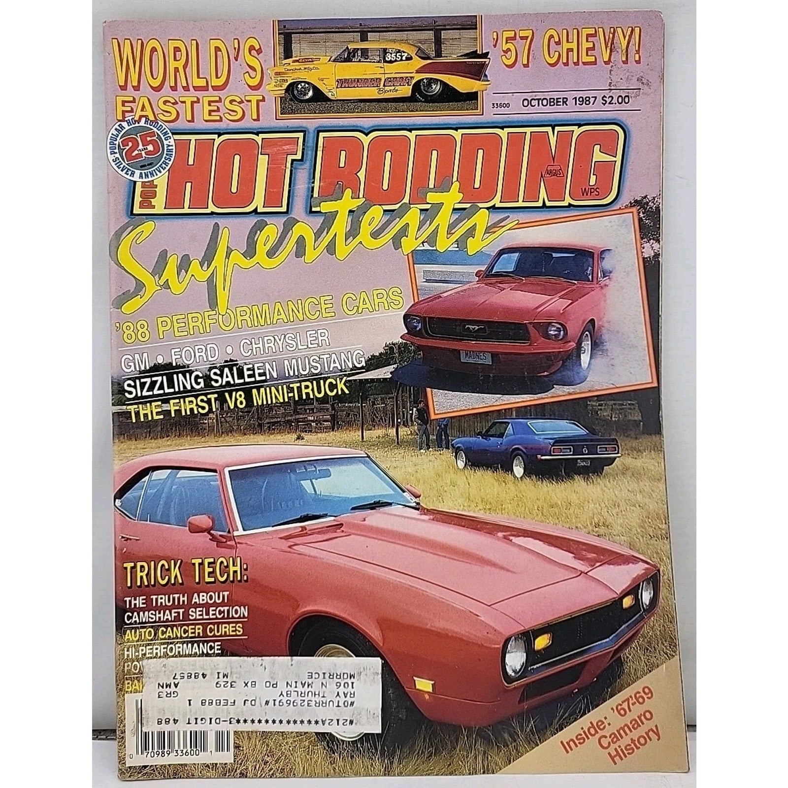 Popular Hot Rodding - October 1987 - Volume 28 Number 10