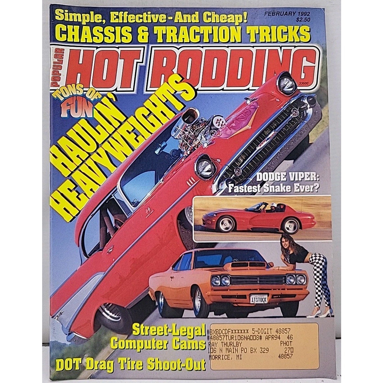 Popular Hot Rodding Magazine - February 1992 - Volume 31 Number 2