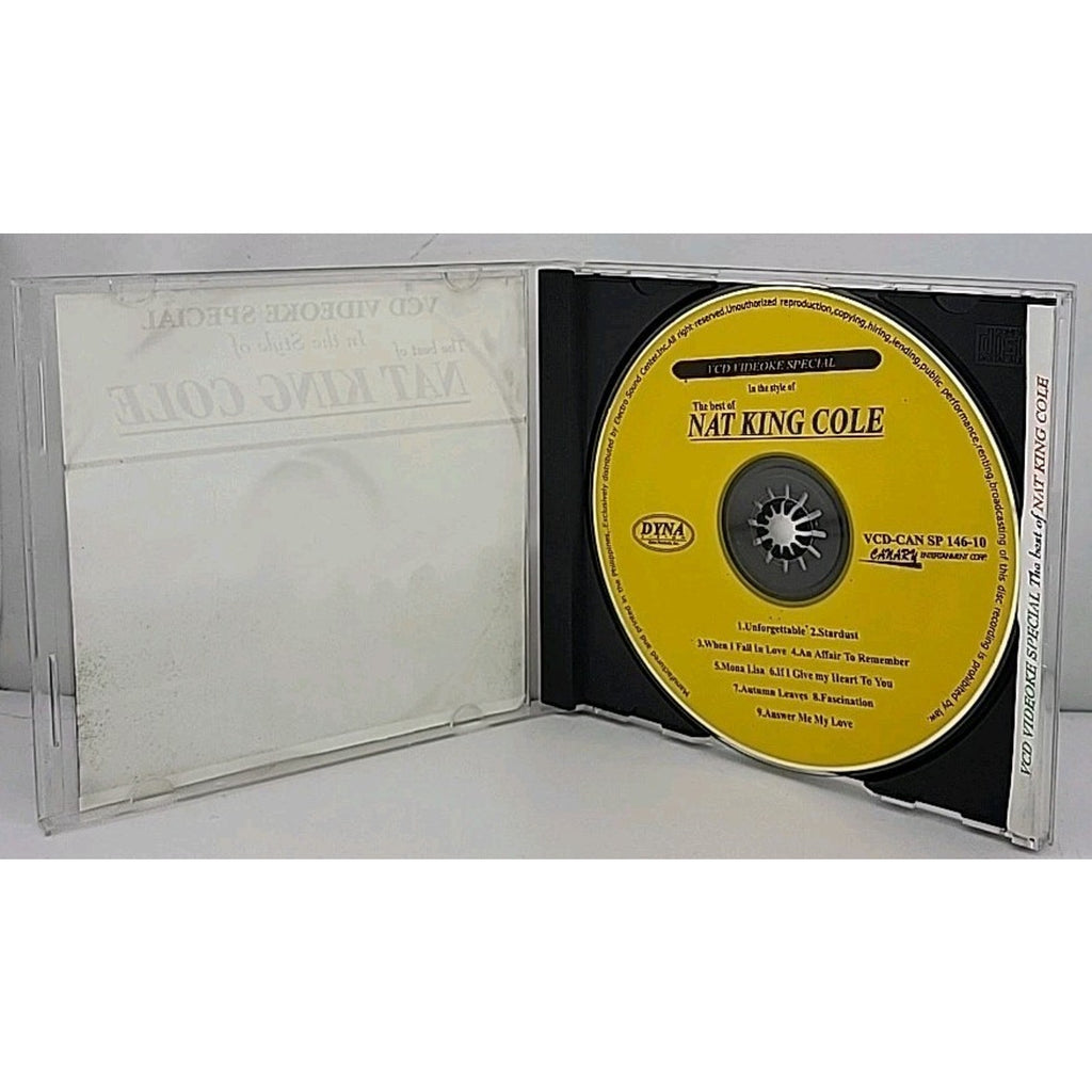 VCD Videoke Special The Best Of Nat King Cole CD