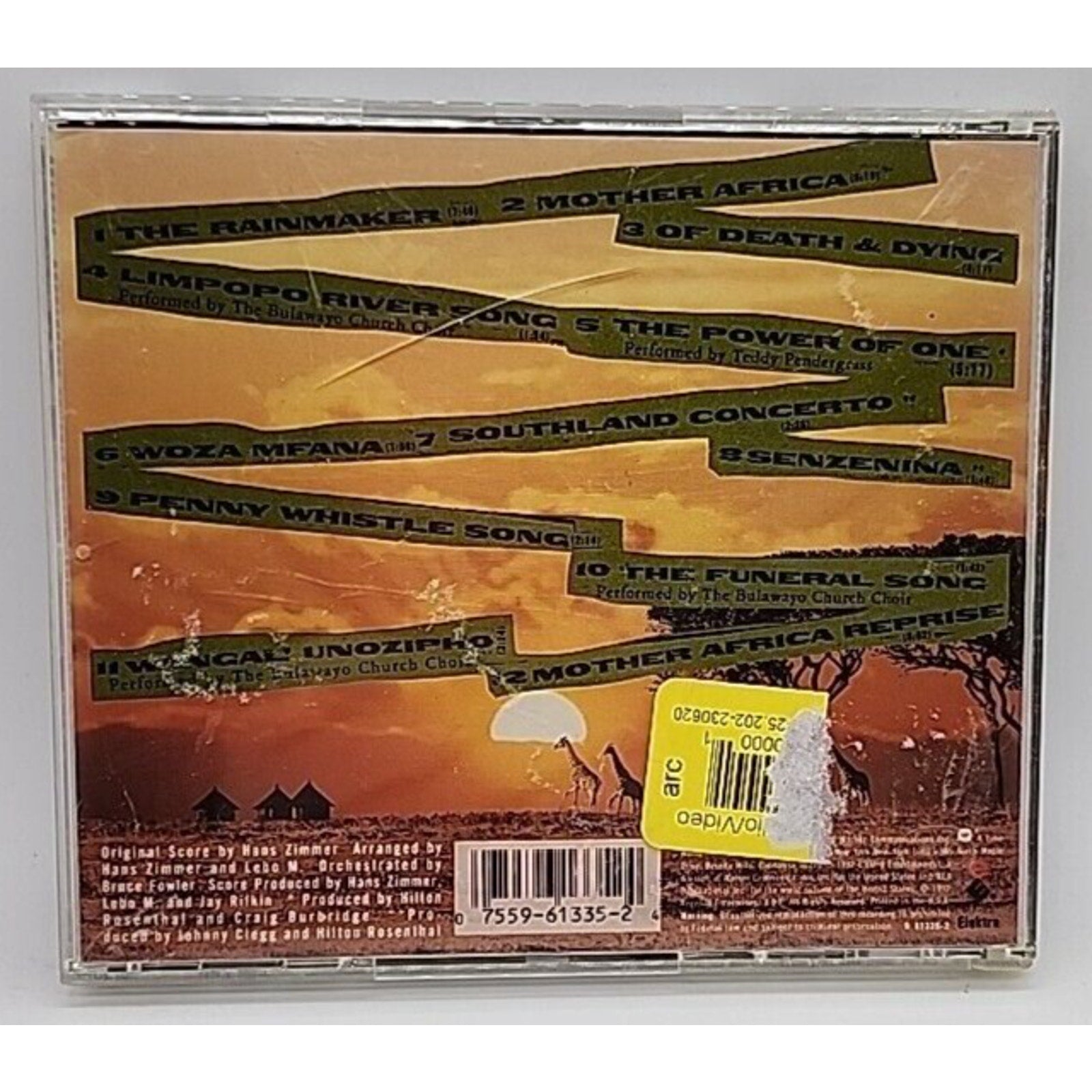 The Power of One by Hans Zimmer (Composer) (CD, May-1992, Elektra (Label))