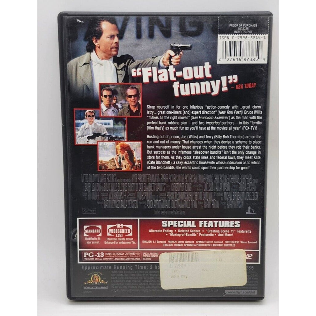 Bandits (DVD, 2002, Special Edition)