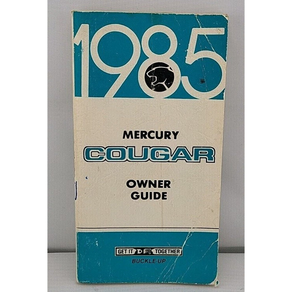 1985 Mercury Cougar Owners Manual OEM User Instruction Guide Book