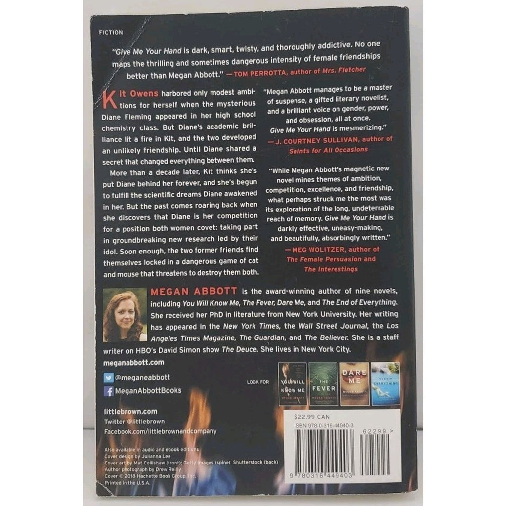 Give Me Your Hand by Megan Abbott (2019, Trade Paperback)